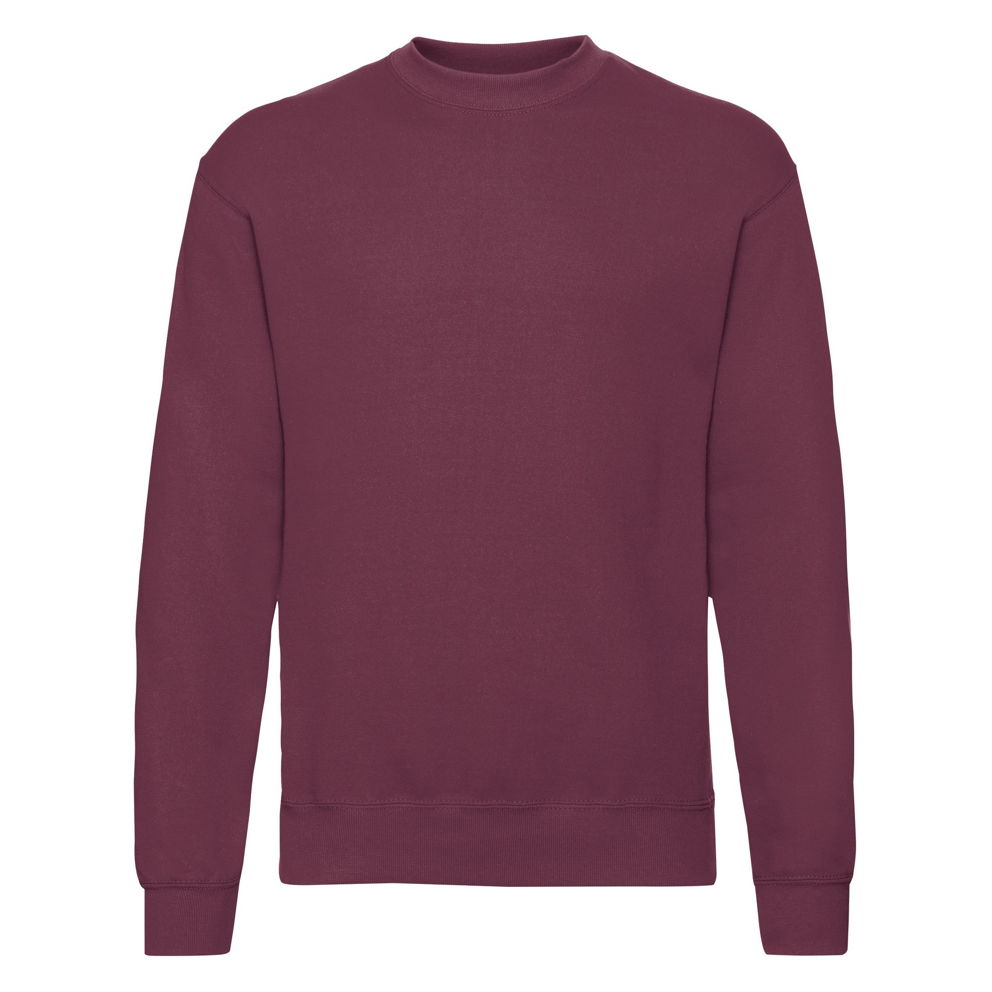 Thumbnail - Fruit Of The Loom Herren Set-In Belcoro® Yarn Sweatshirt (Burgund)