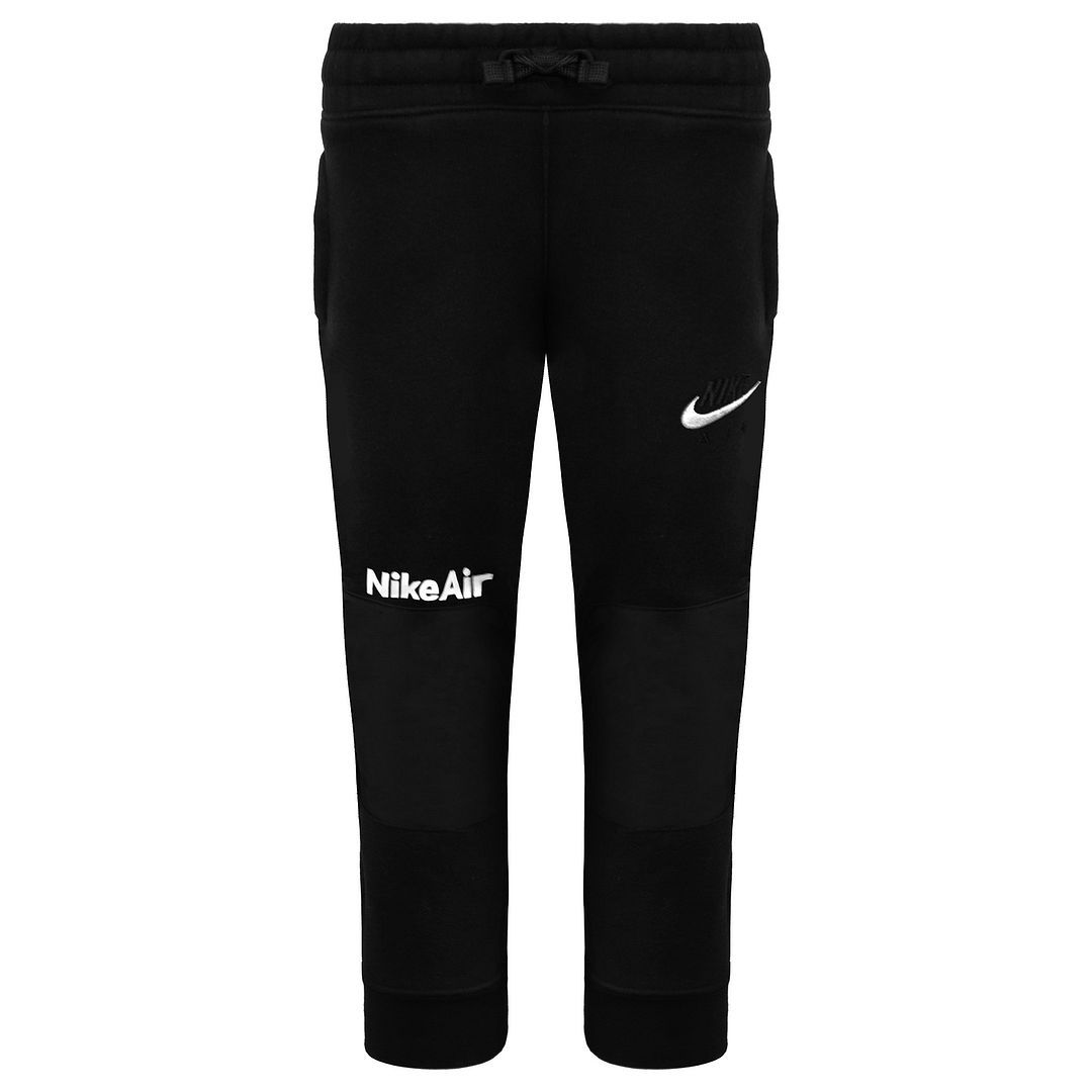 Nike Air Graphic Logo Zwart Stretch Taille Kids Track Broek DB7343 010