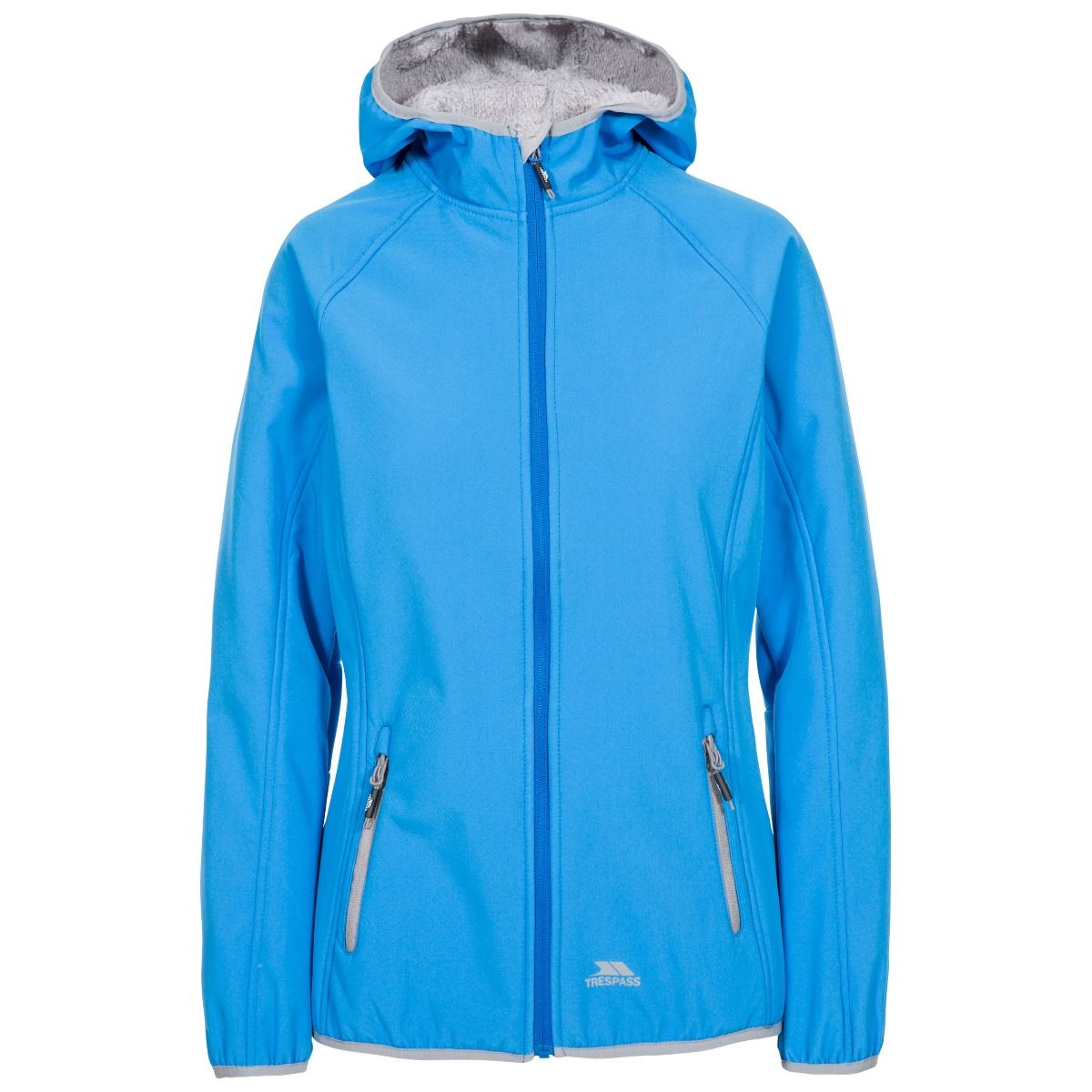 Trespass Womens Emery Softshell Fleece - Blue - Size 2XS