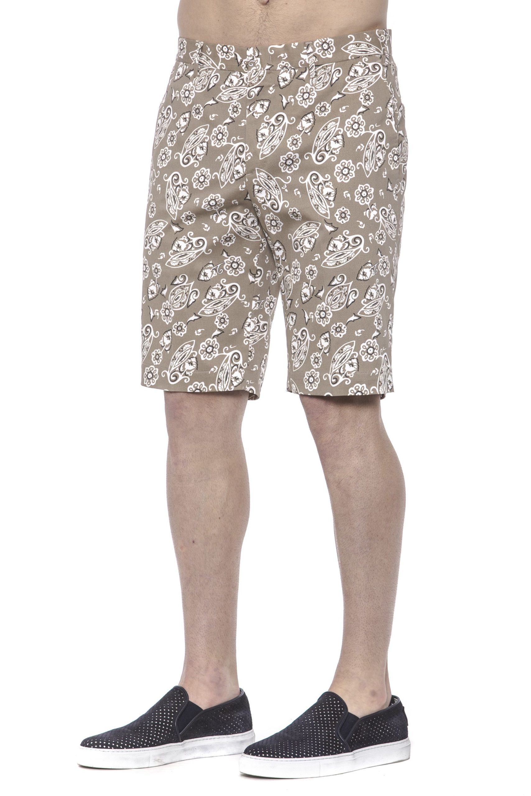 PT Torino Herr Beige Bomullsshorts – bild 2