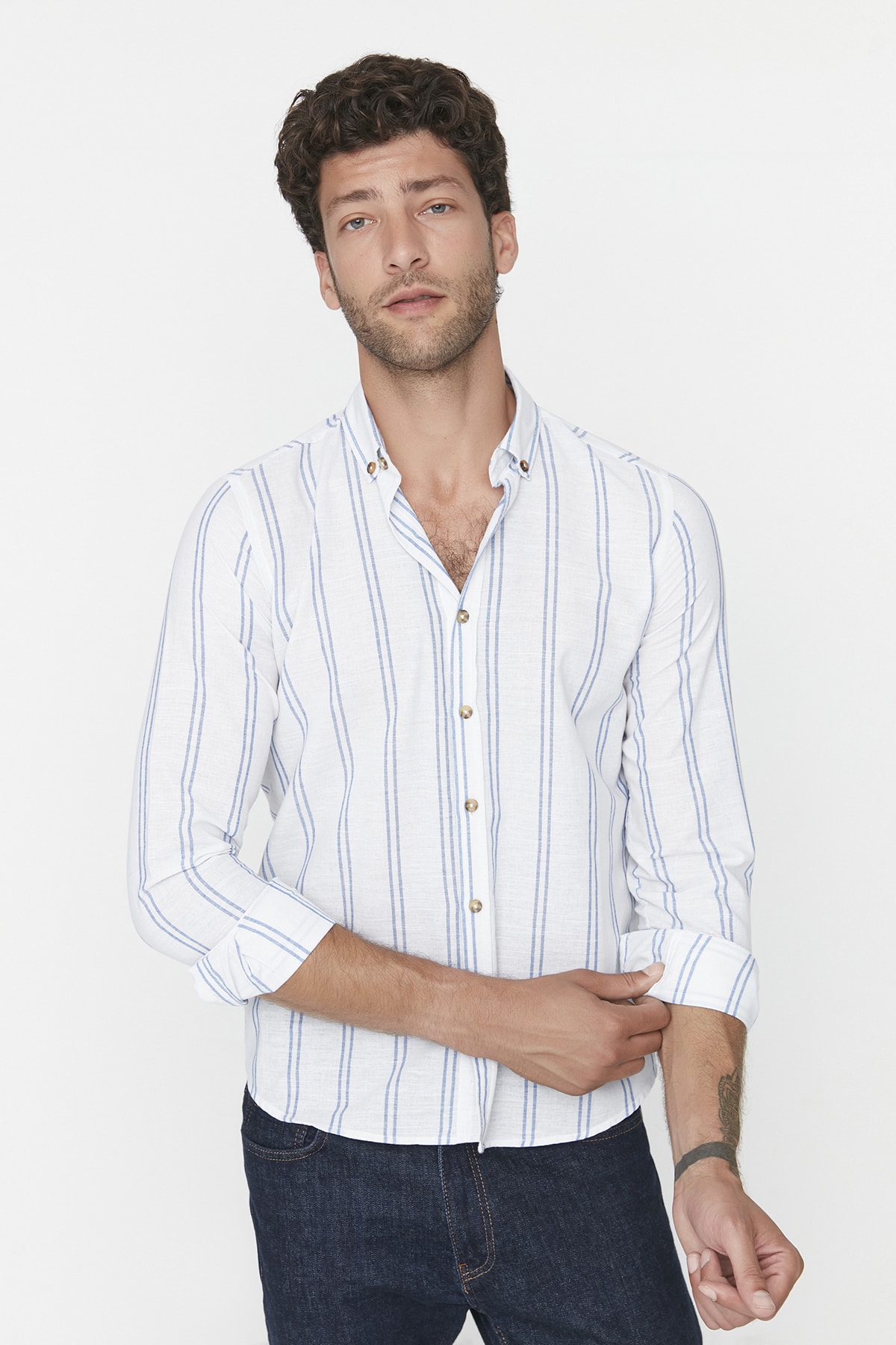 Trendyol Heren Boutonné Shirt