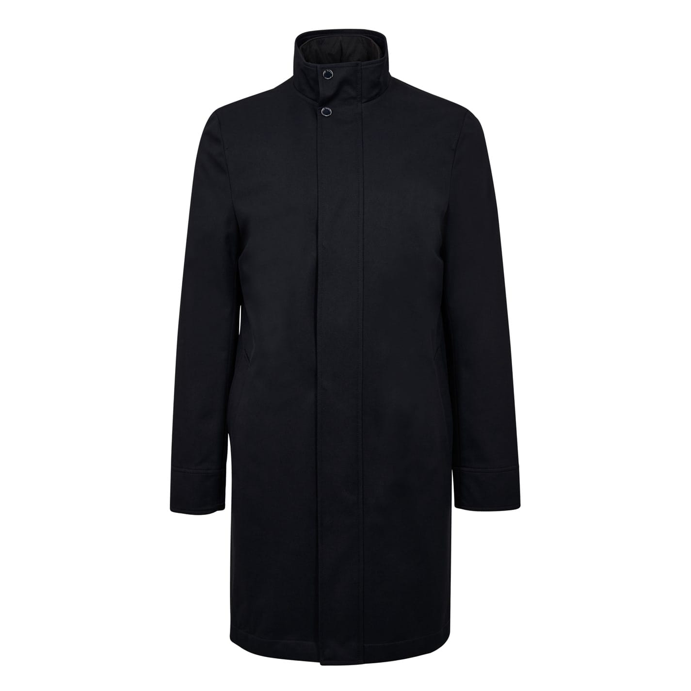 Ted Baker Erolson Mantel met trechterhals in Navy