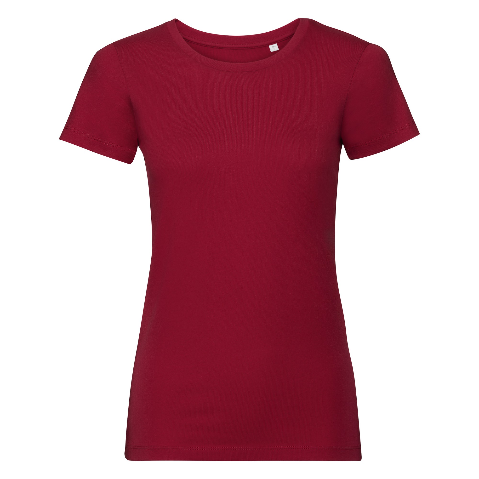Thumbnail - Russell - T-shirt bio AUTHENTIC - Femme (Rouge)