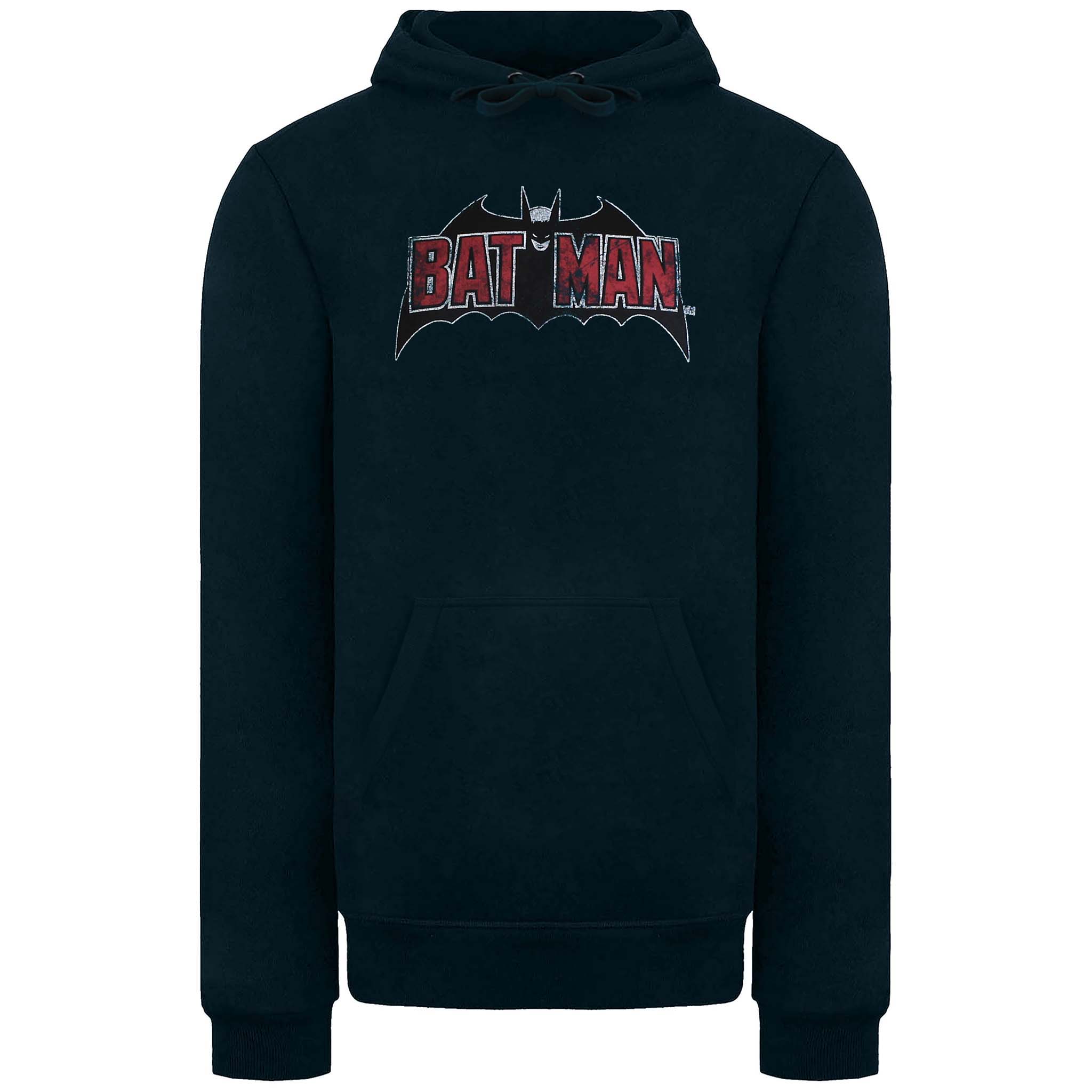 Thumbnail - DC Comics Vintage Batman Logo Herren Hoodie in Grün