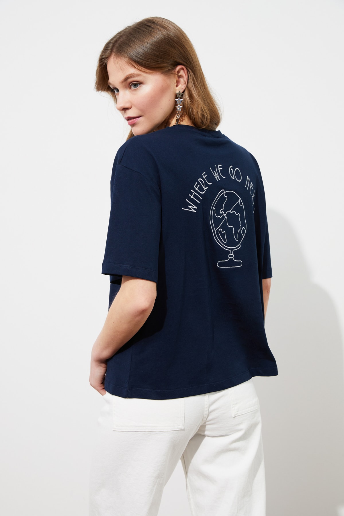 Kvinnors Slogan T-shirt