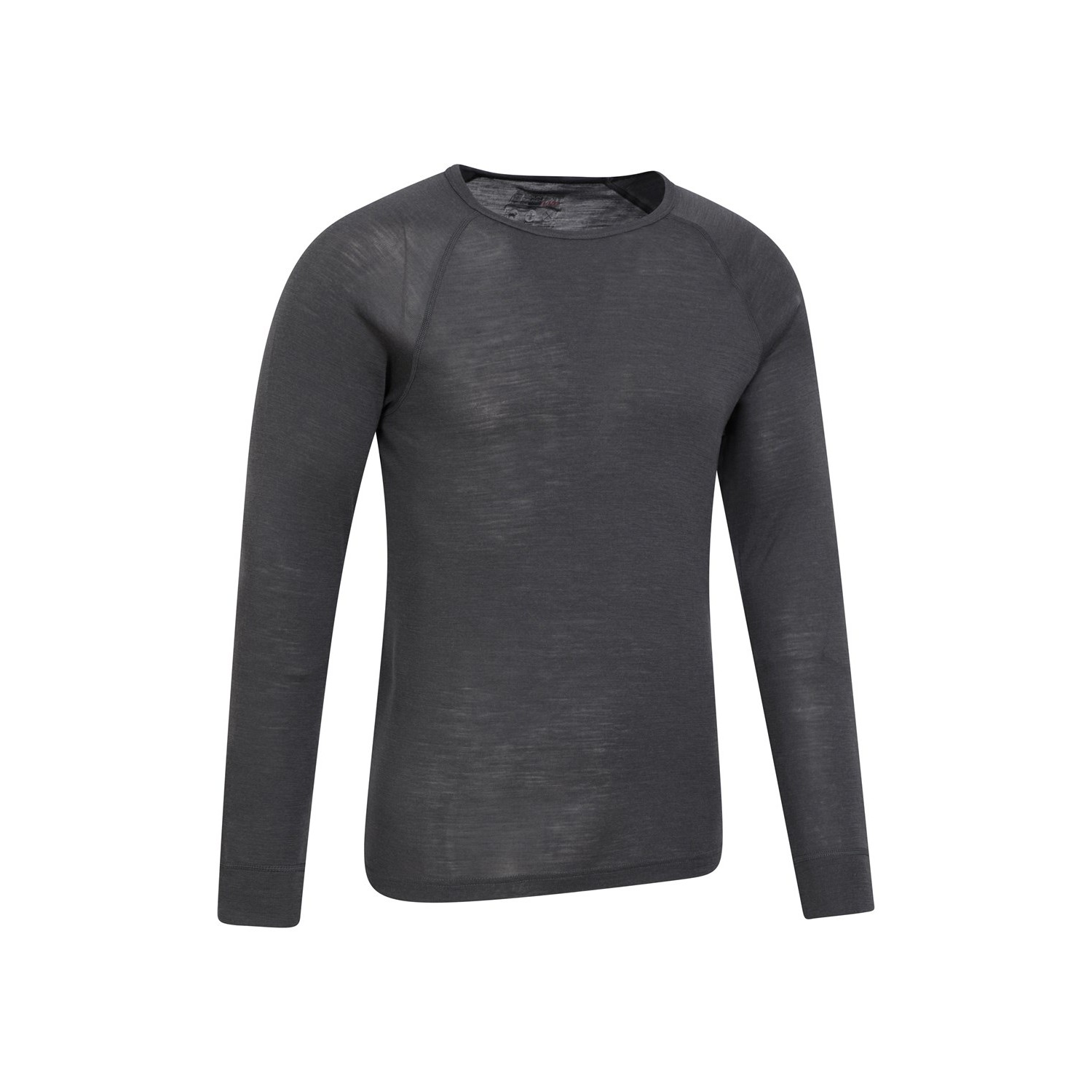 Mountain Warehou Mens Merino Wool Thermal Top (Grå) t-shirts herr – bild 2