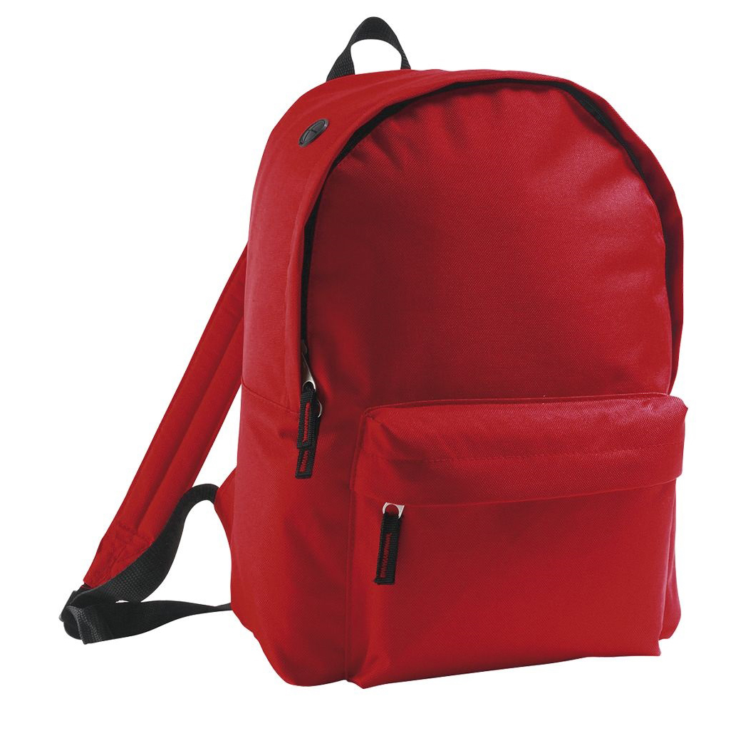 Thumbnail - SOLS Kids Rider Schulrucksack / Rucksack (Rot)