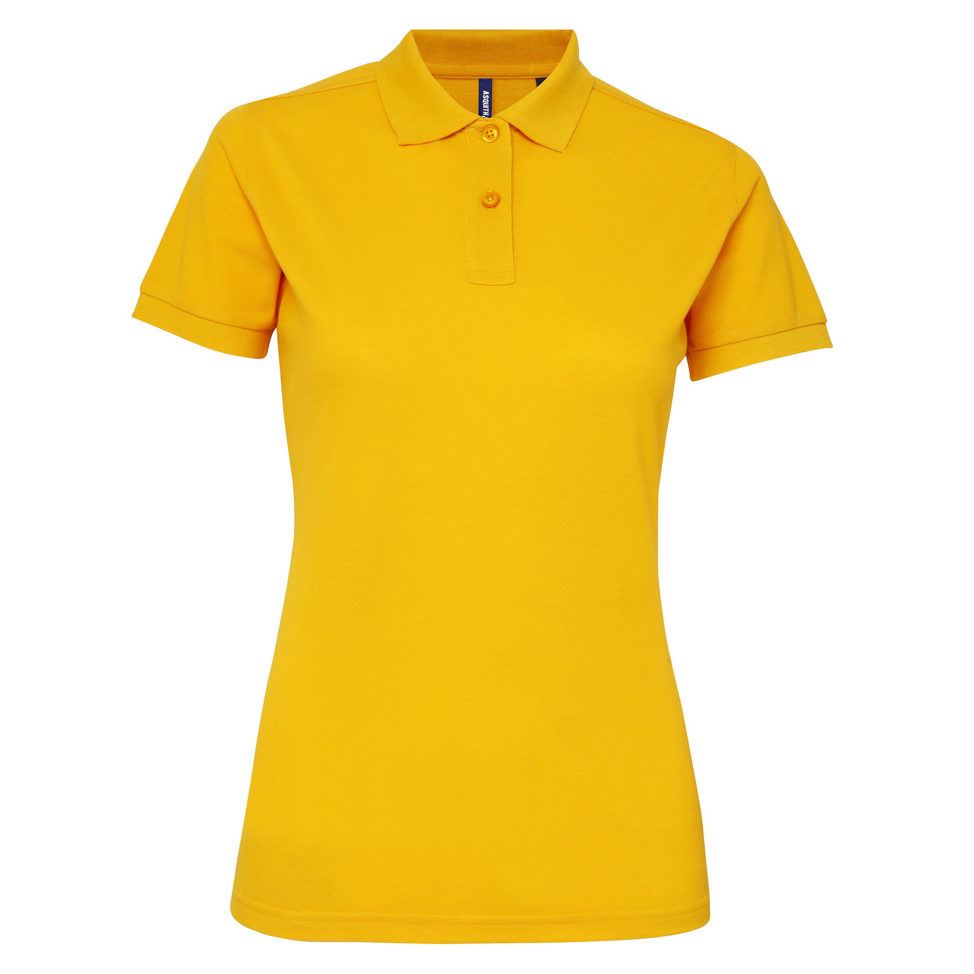 Thumbnail - Asquith & Fox - Polo-Shirt mit kurzen Ärmeln - Damen (Gelb)