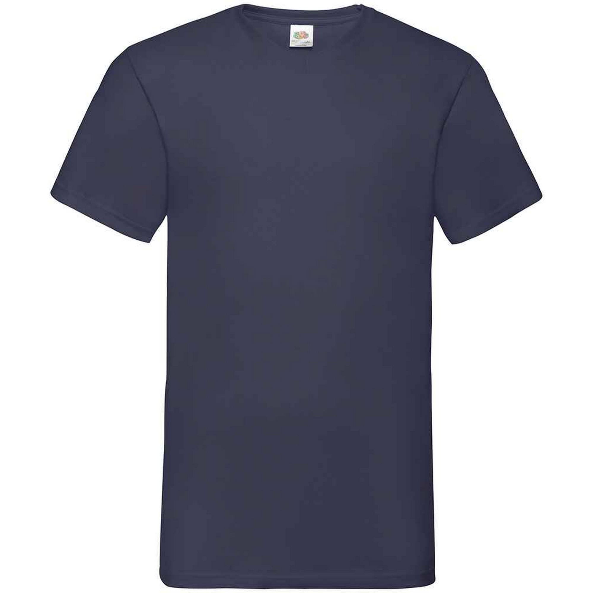 Thumbnail - Fruit of the Loom - "Value" T-Shirt V-Ausschnitt für Herren (Marineblau)