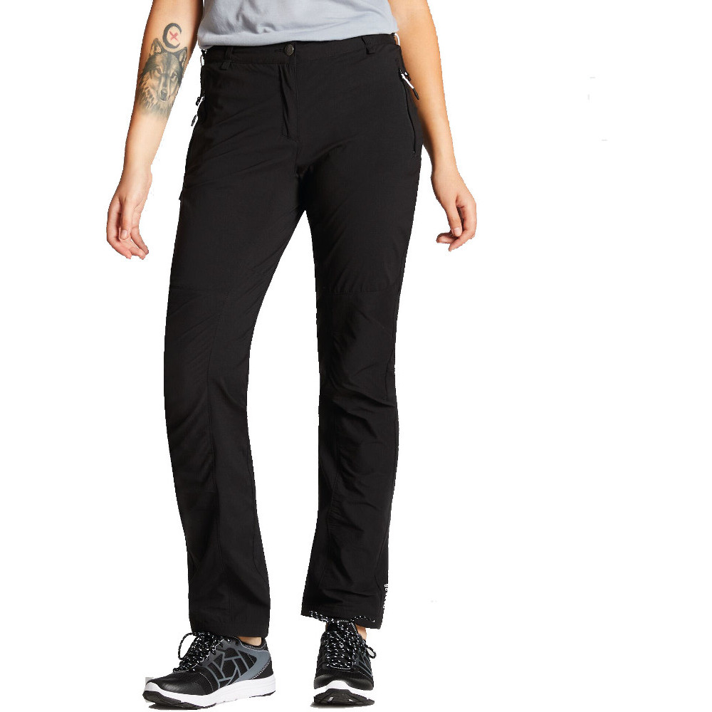 Dare 2B Womens Melodic II Water Repellent Walking Trousers - Black - Size 18 UK