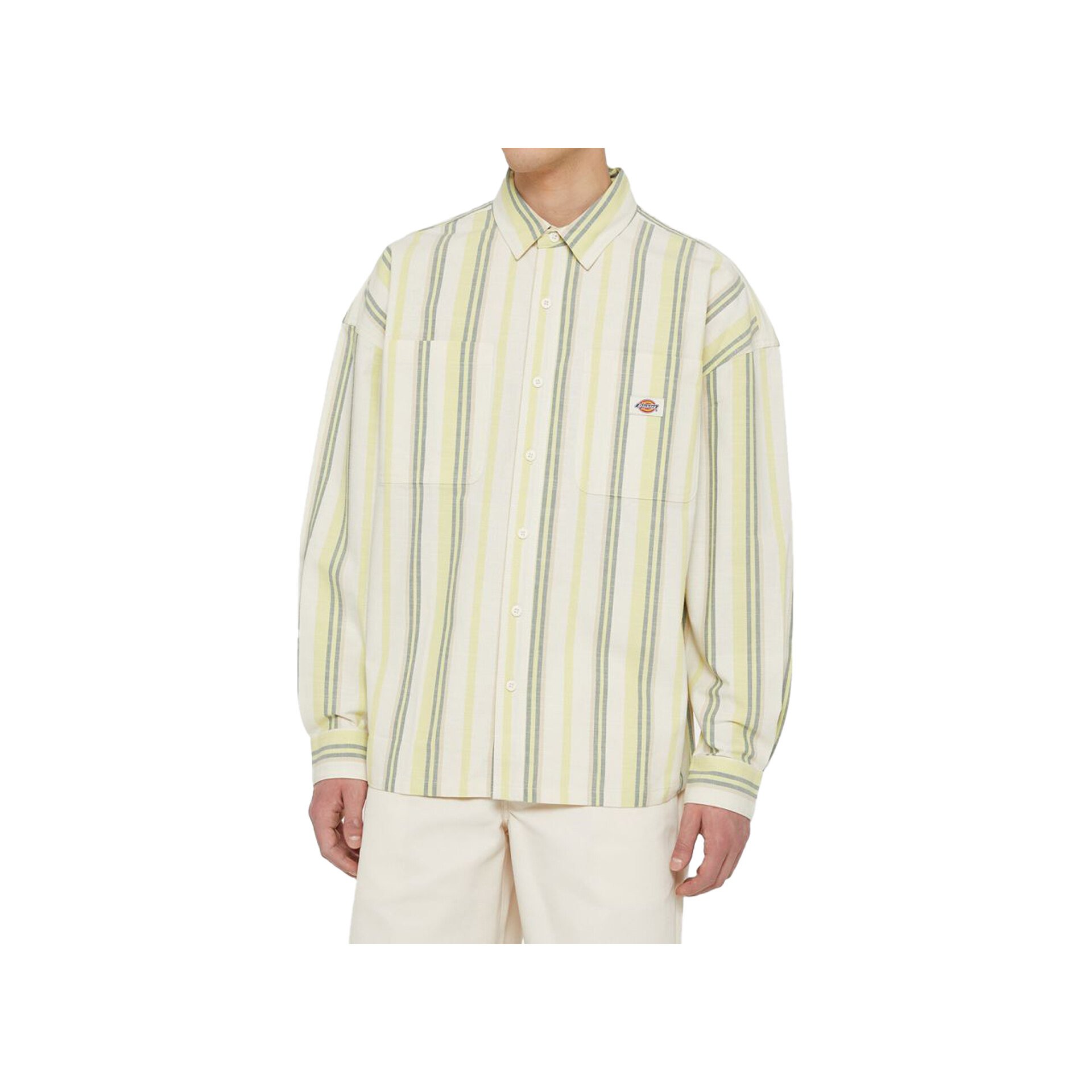 HERRENHEMD GLADE SPRING SHIRT LS VERTCL YD GRÜN