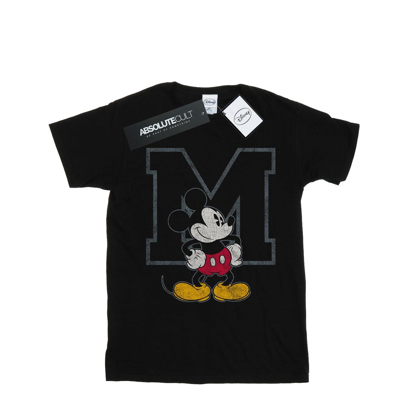 Thumbnail - Disney - "M" T-Shirt für Damen (Schwarz)