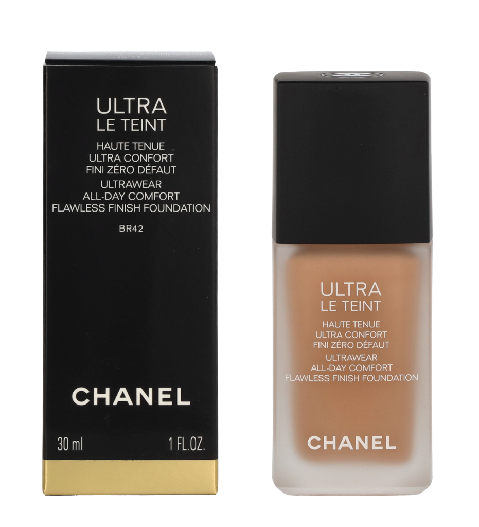 Chanel Ultra Le Teint Flawless Finish Fluid Foundation.