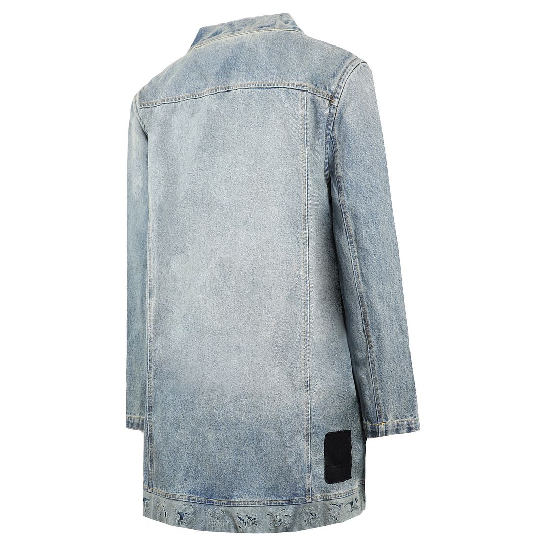 Puma x XO Långärmad Bleached Denim Kimono för herr 575584 77 jackor – bild 2