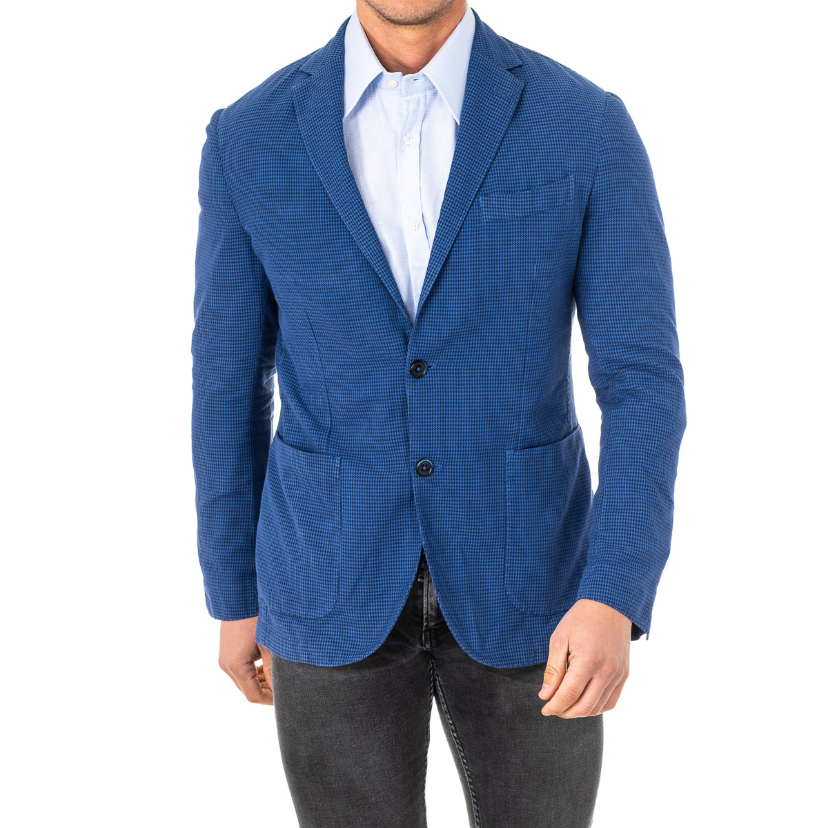 Långärmad blazer med kavajkrage HMJA01 man 2