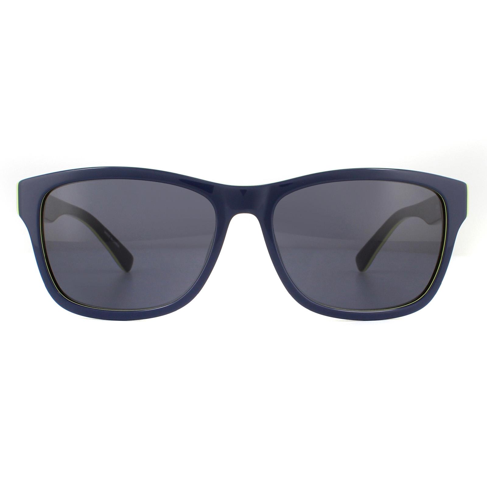 Thumbnail - Lacoste Sonnenbrille L683S 414 Blau Rot