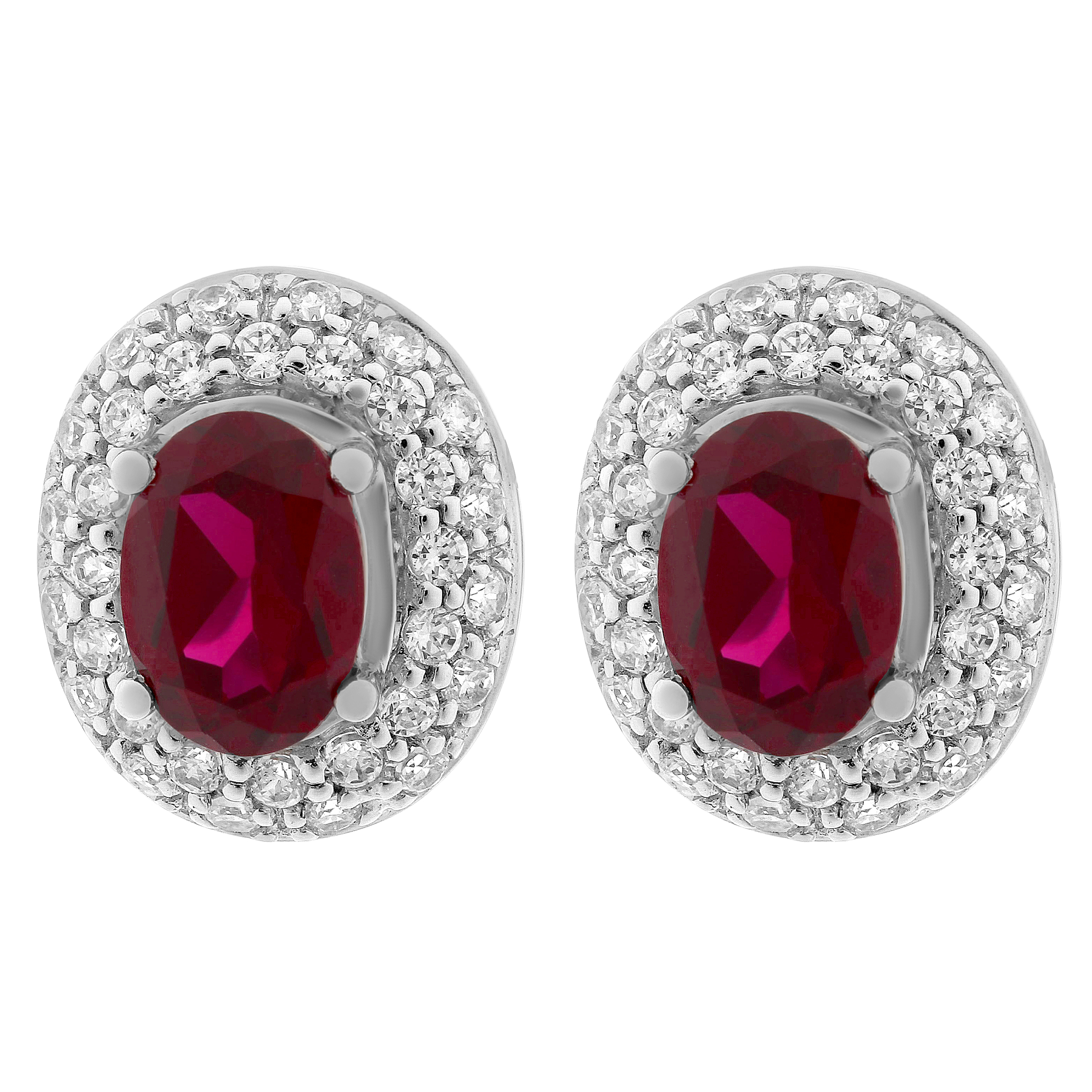 Orphelia 'Udine' Womens 925 Sterling Silver Stud Earrings - Zo-7236/Ru - One Size