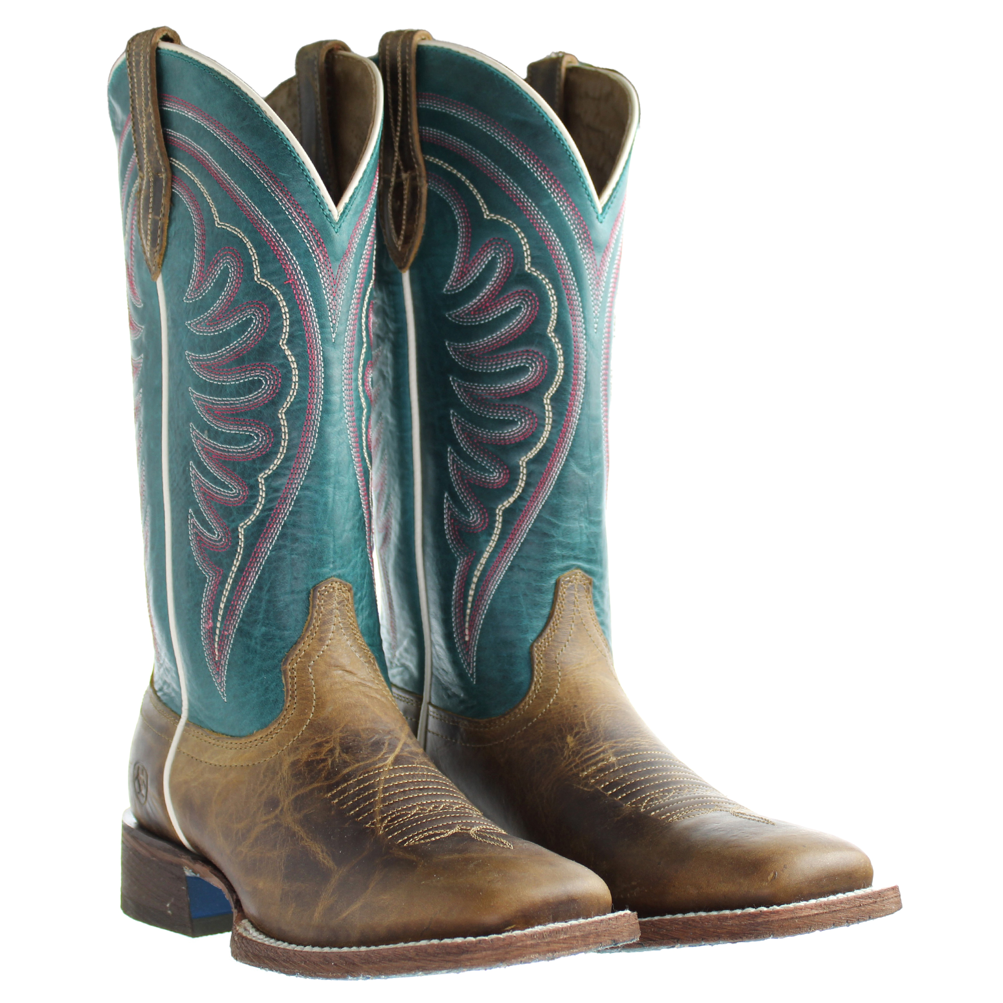 ARIAT Circuit Shiloh Tabaco Damstövlar i brunt/blått – bild 2