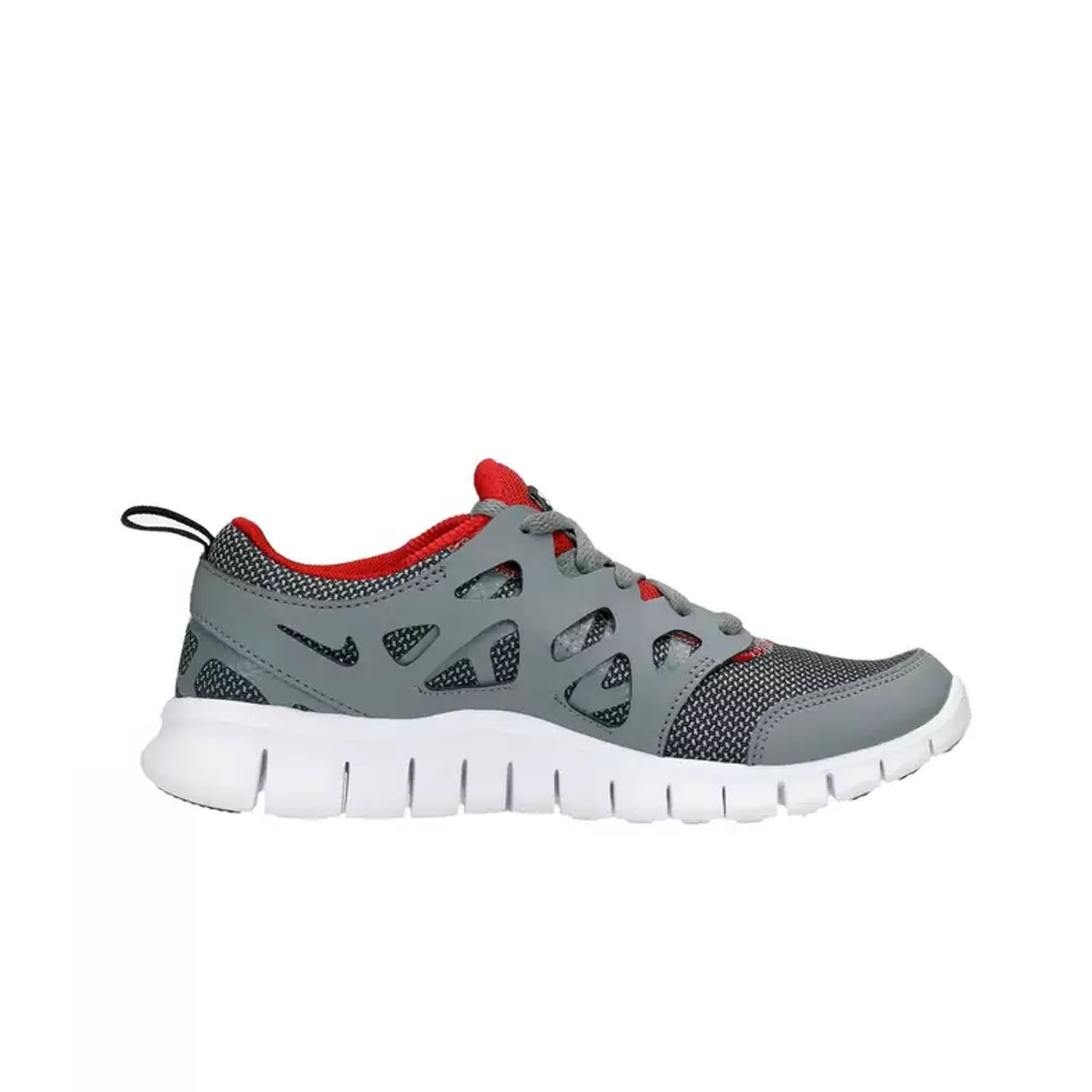 Nike Free Run 2 GS Lace Up Grijs Synthetisch Kinderschoenen 443742 035