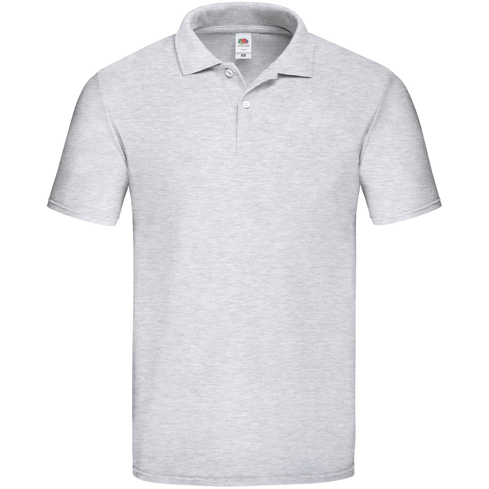 Thumbnail - Fruit Of The Loom Herren Original Polo Shirt (Heather Grey)