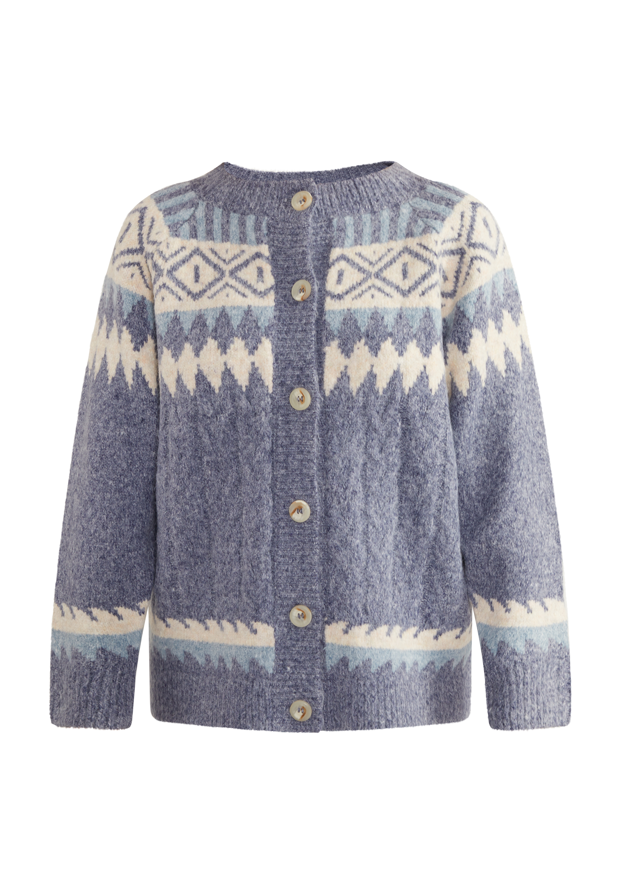 usha BLUE LABEL vest met knopen lynnea