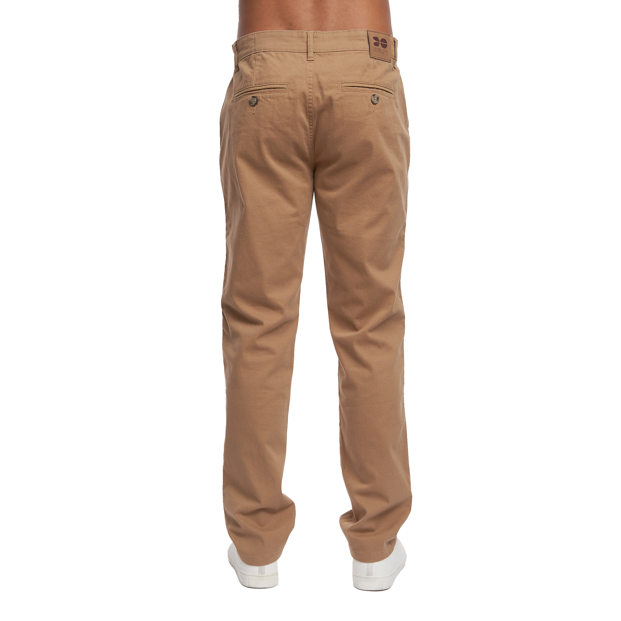 Crosshatch Mens Roysden Chinos (Sand) byxor herr – bild 2
