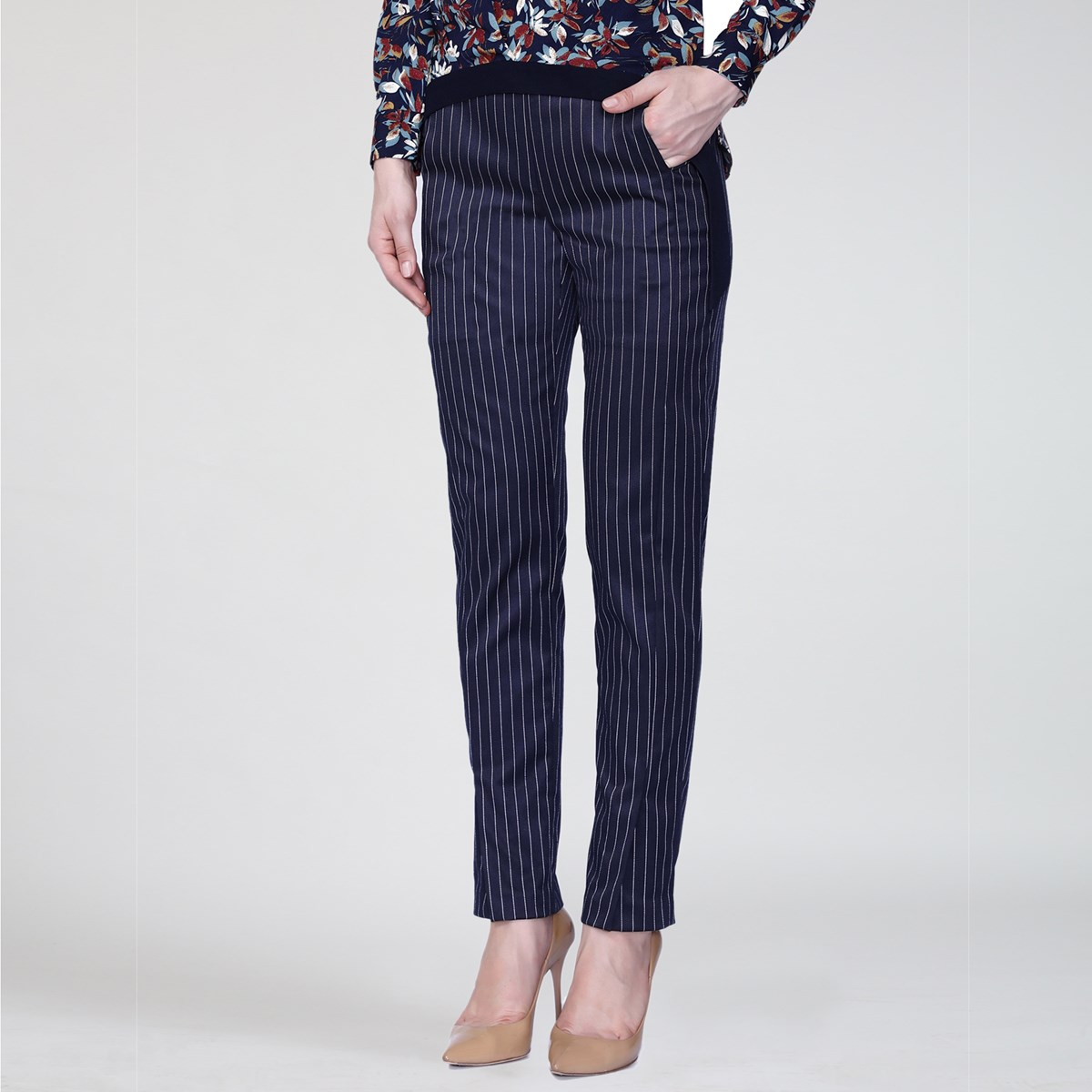 Gestreepte sigarettenbroek