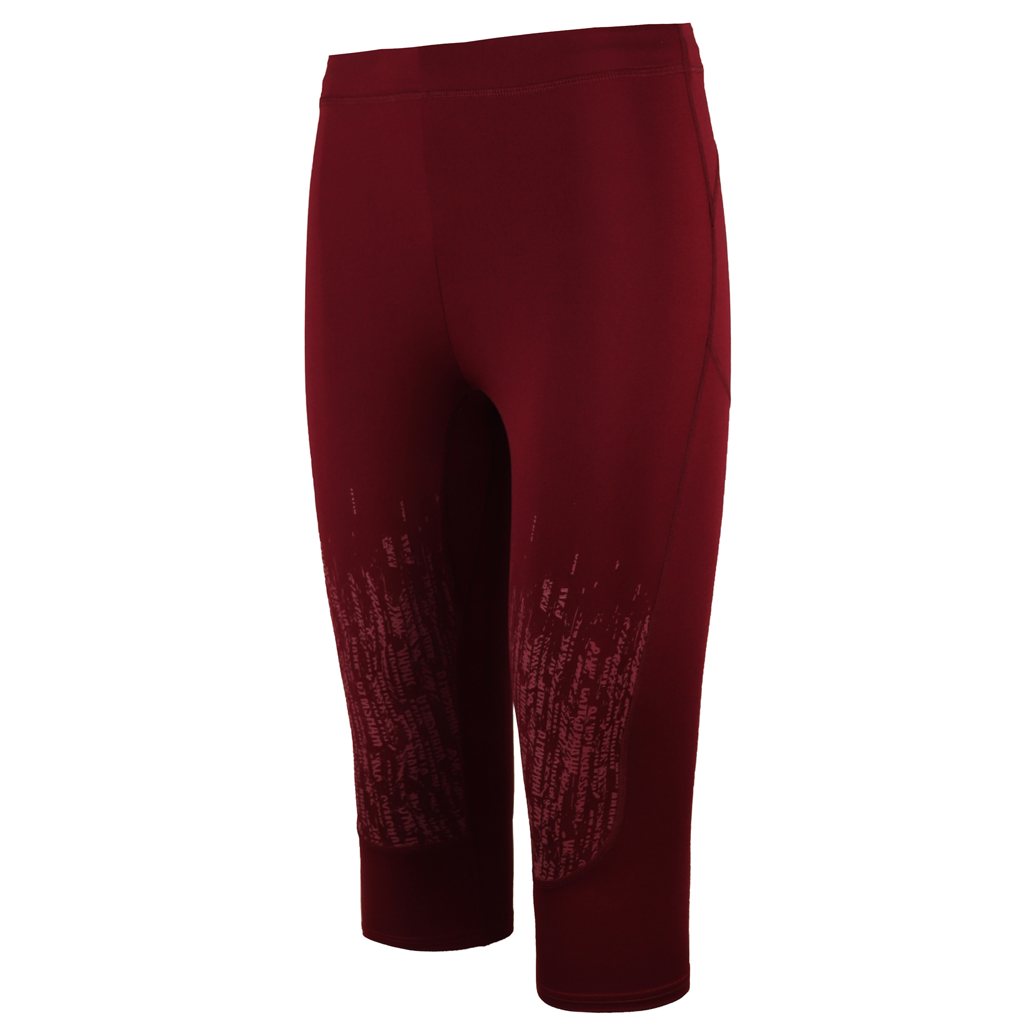 Gymshark Combat Dam Burgundy Cropped Leggings – bild 2