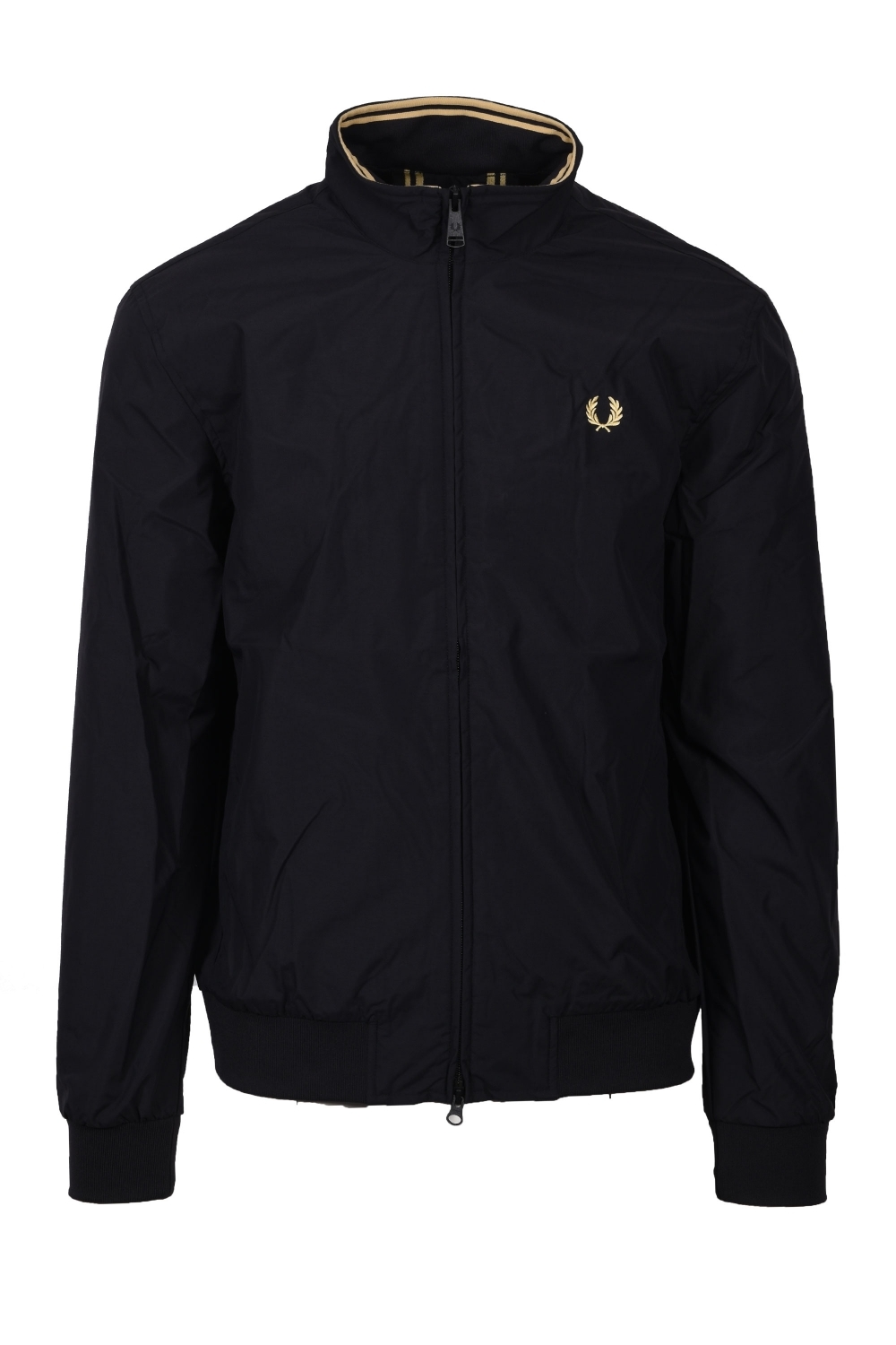 Fred Perry Mens Brentham Jacket Black - Size X-Large