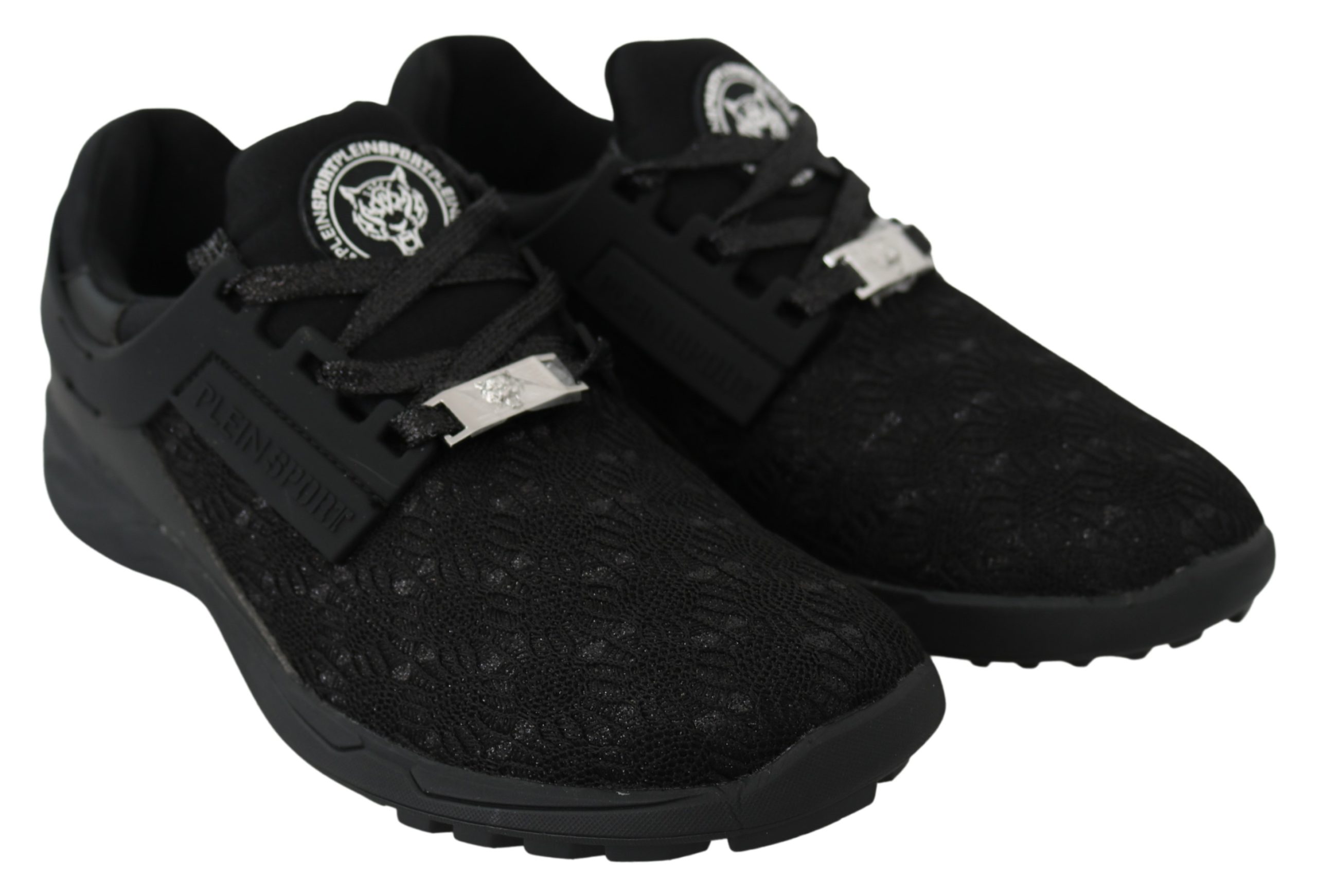 Plein Sport Dam Svarta Polyester Löparskor Beth Sneakers – bild 2