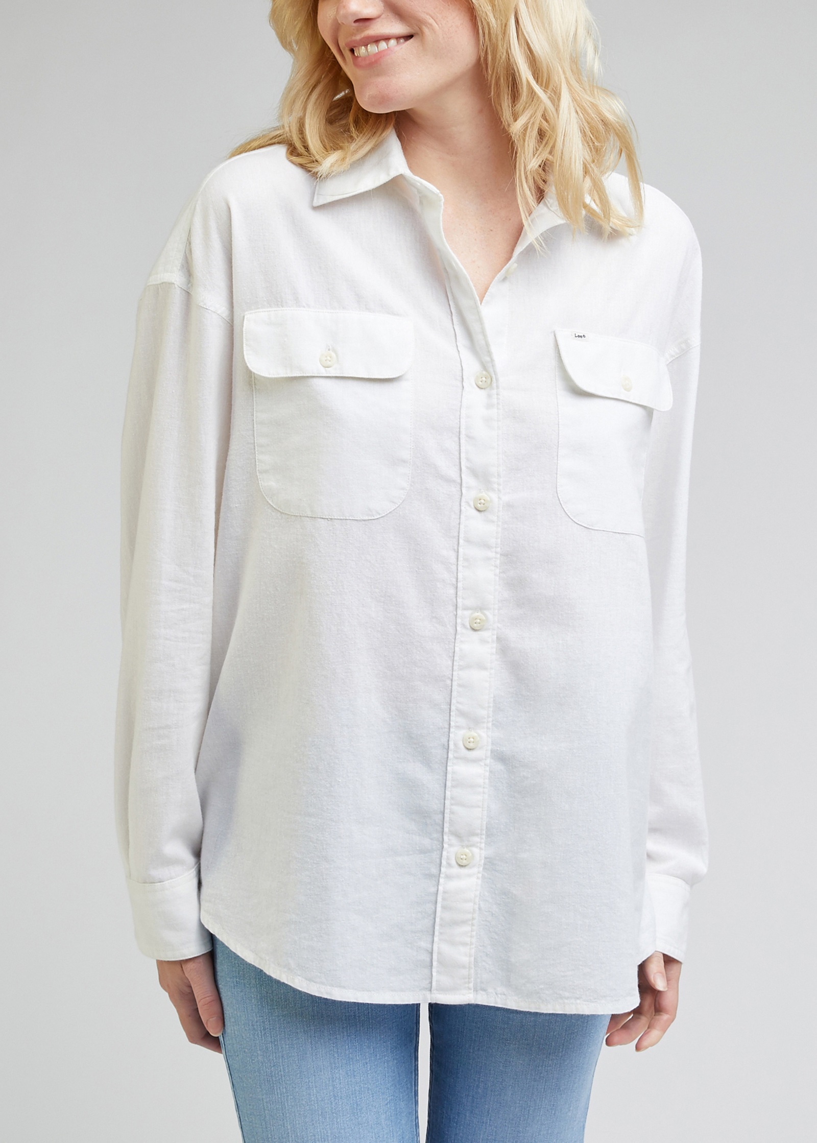 Thumbnail - Lee - FRONTIER SHIRT BRIGHT WHITE