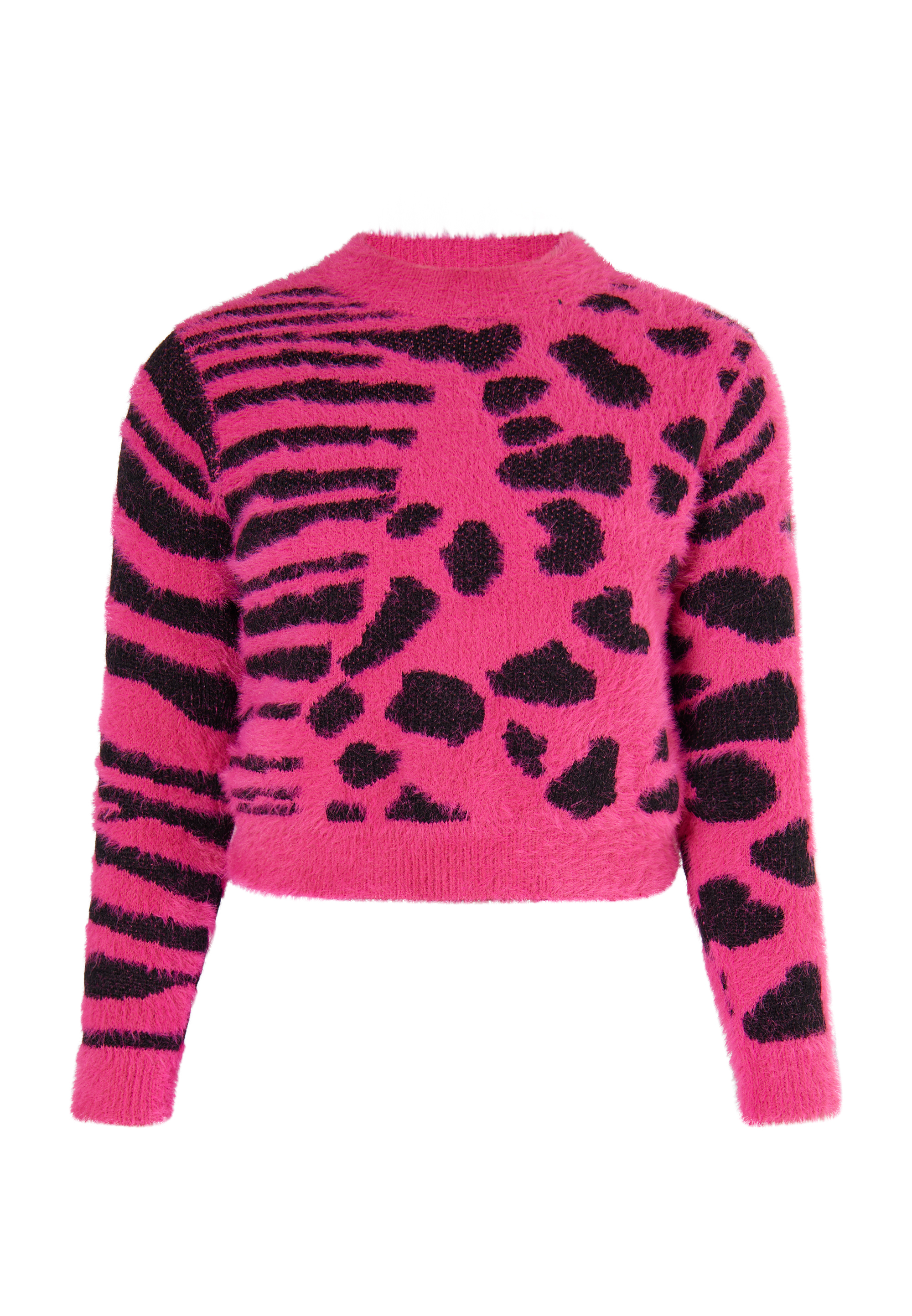 Thumbnail - Mymo Strickpullover Mädchen (Kids) Rosa