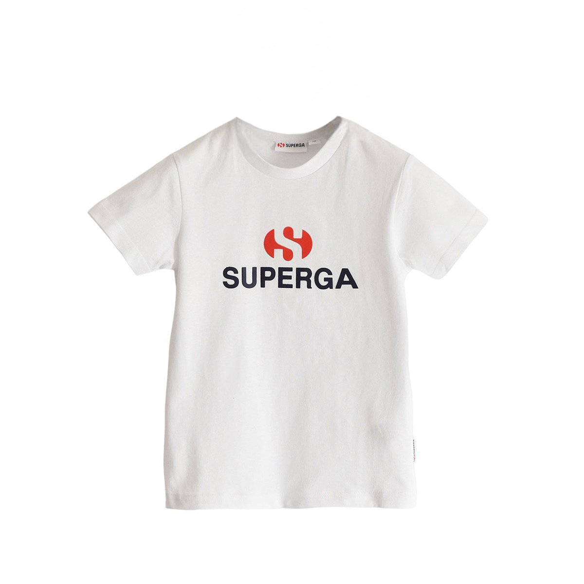 Superga Childrens Unisex Childrens/Kids Logo T-Shirt (White) Cotton - Size 4Y