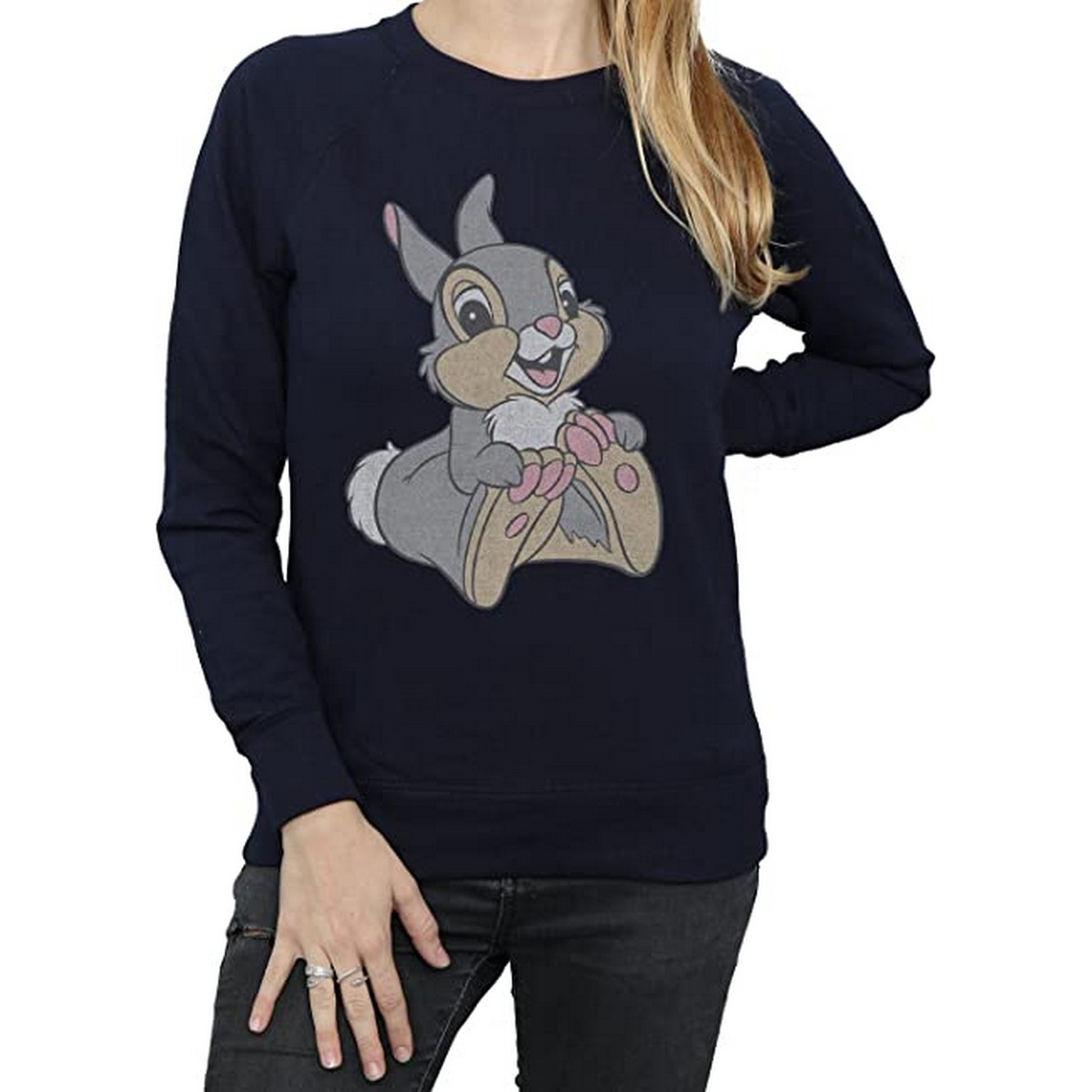 Thumbnail - Disney - "Classic" Sweatshirt für Damen (Marineblau)