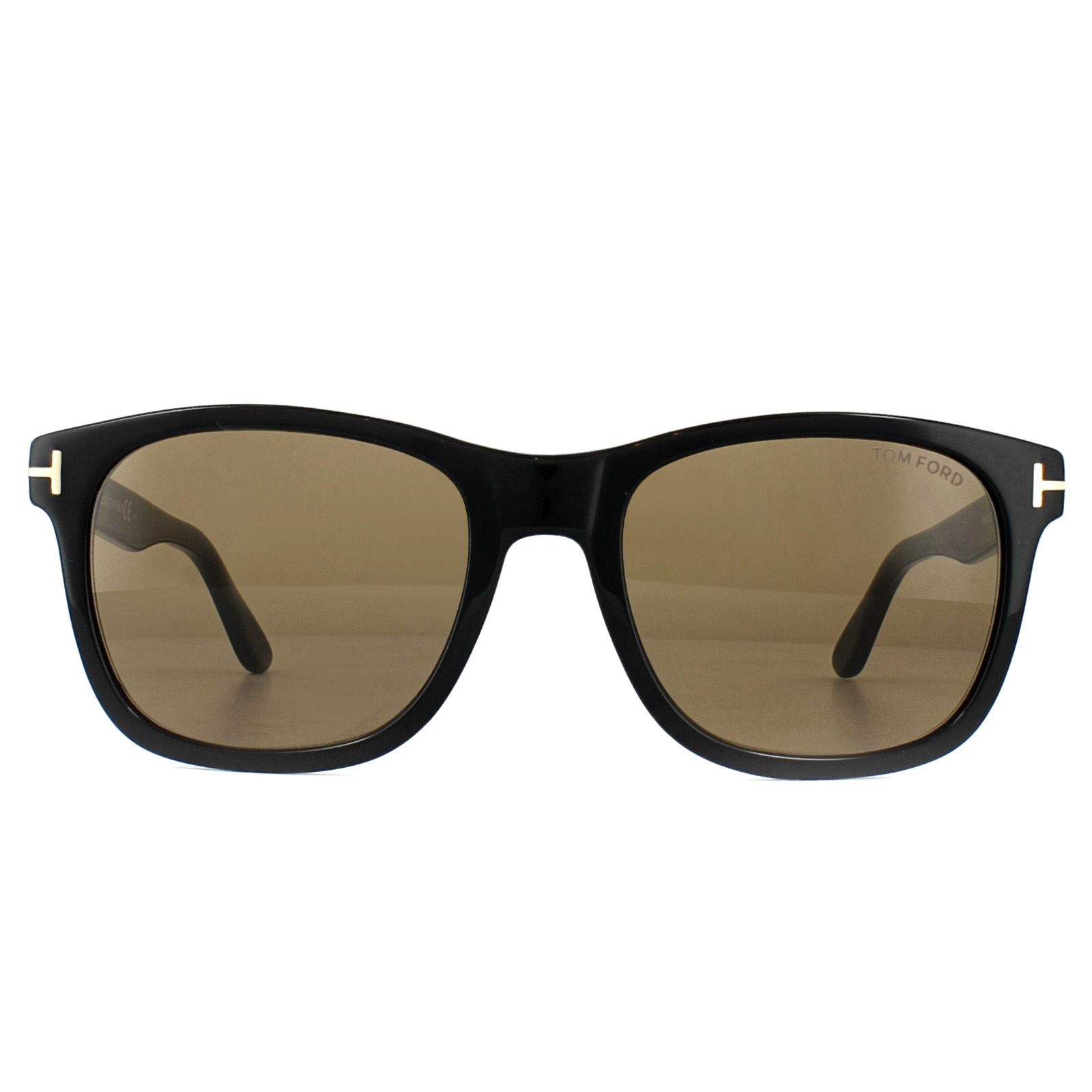 Tom Ford Sonnenbrille 0595 Eric 01J Glänzend Schwarz Braun