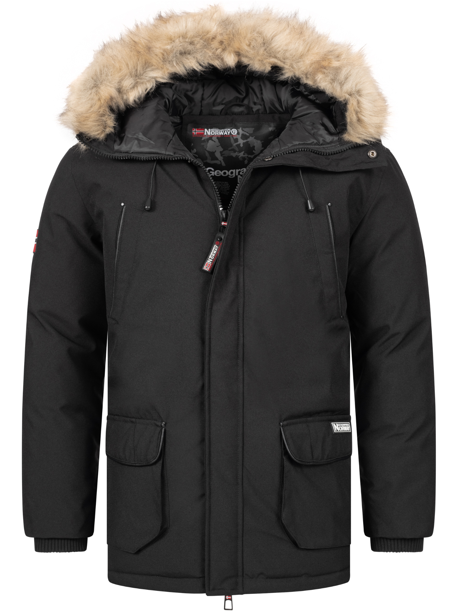 Thumbnail - Geographical Norway Winterjacke Schwarz