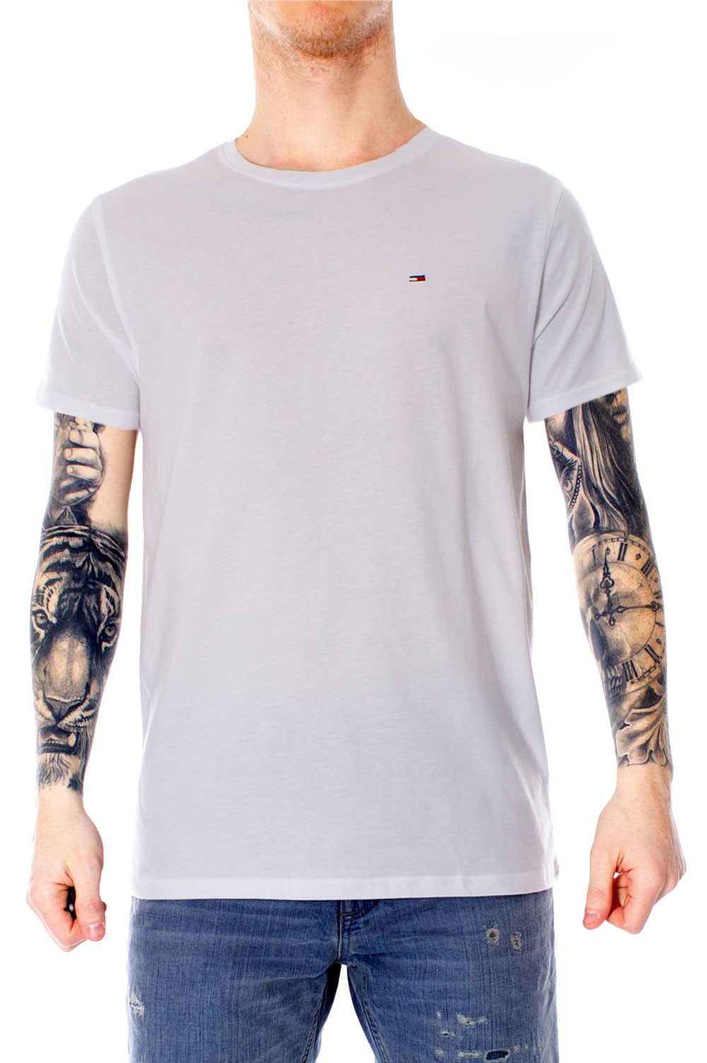 Thumbnail - Tommy Hilfiger Herren T-Shirt in Weiß