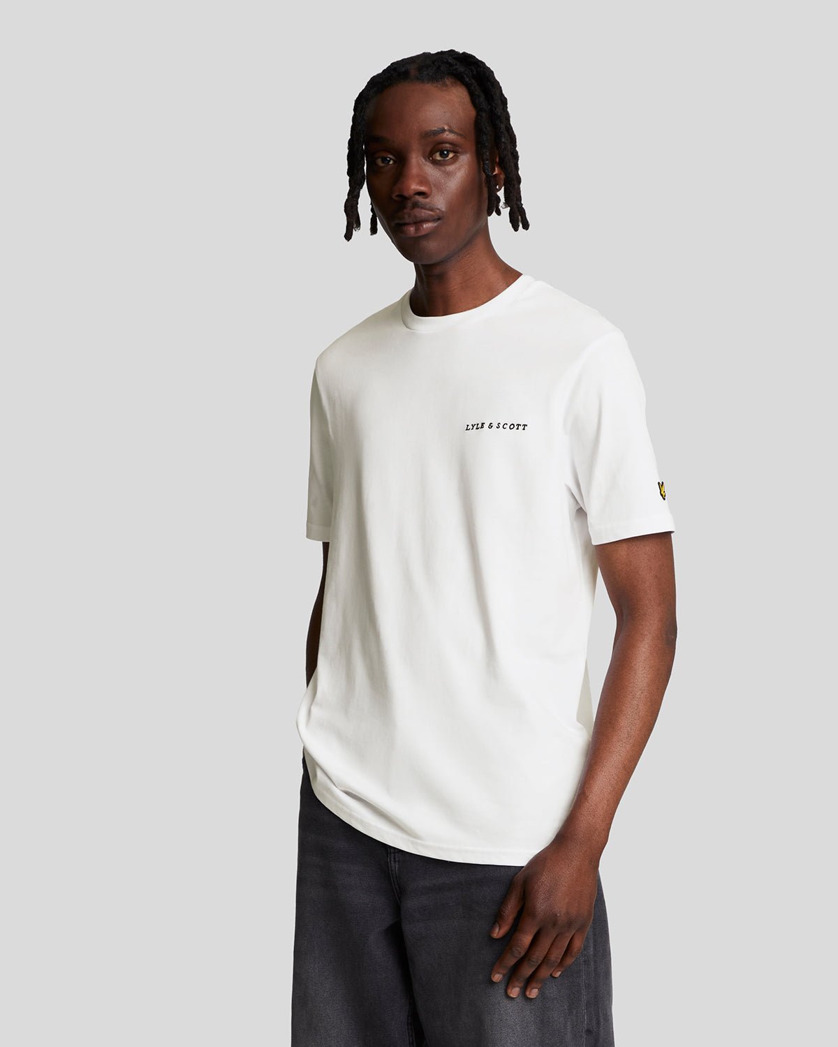 Thumbnail - Lyle & Scott � T-Shirt mit Stickerei in Wei�