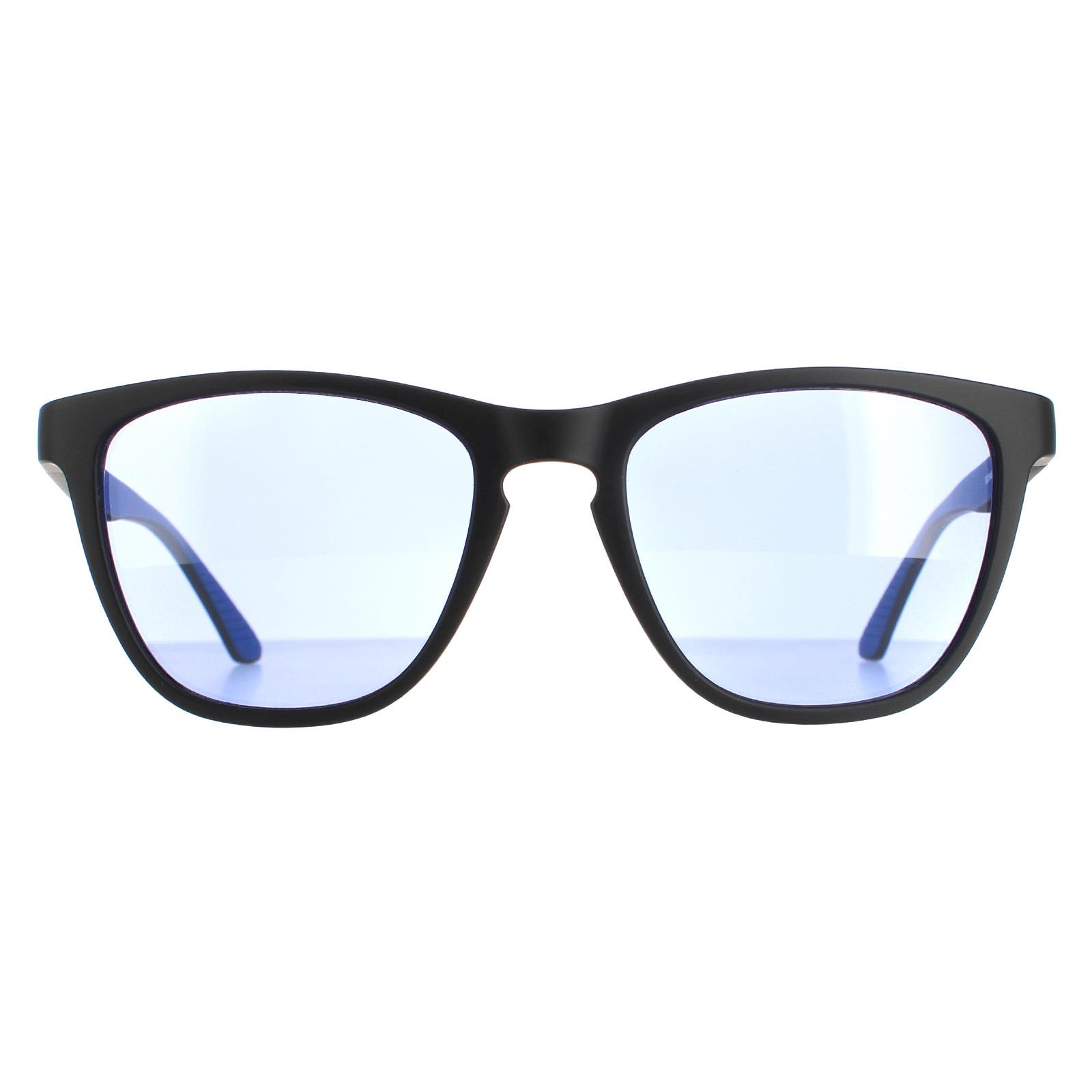 Calvin Klein Square Unisex Matte Black Blue CK20545S - One Size
