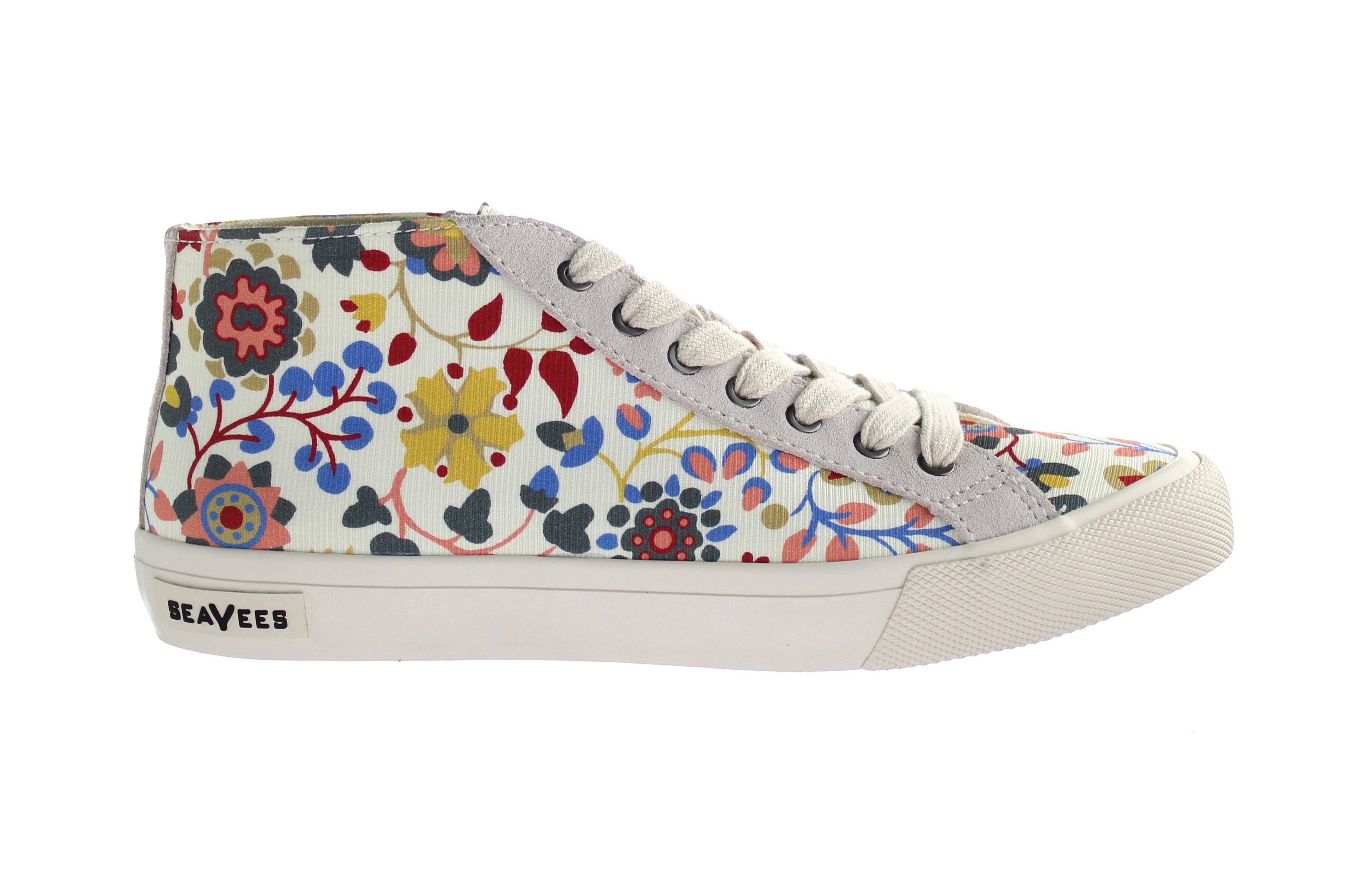 Thumbnail - Seavees California Special Liberty Schnürung Multicolor-Leinwand Womens PlimsSolls