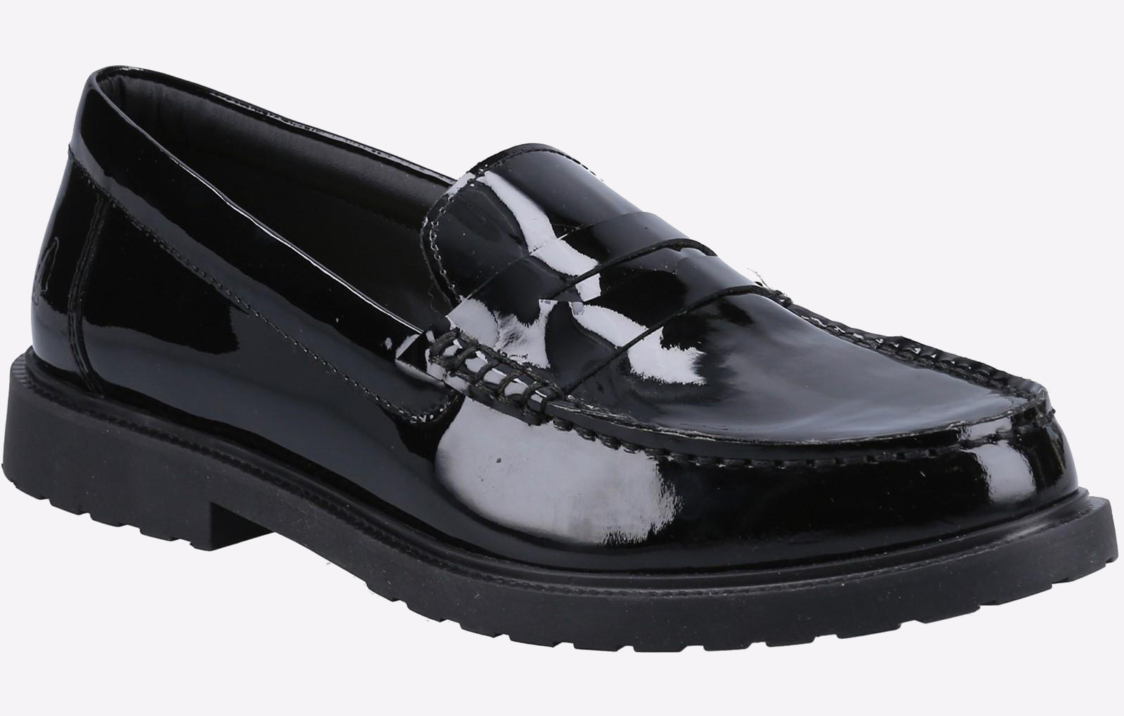 Hush Puppies Verity Slip On Damskor I Svart Lackläder – bild 2
