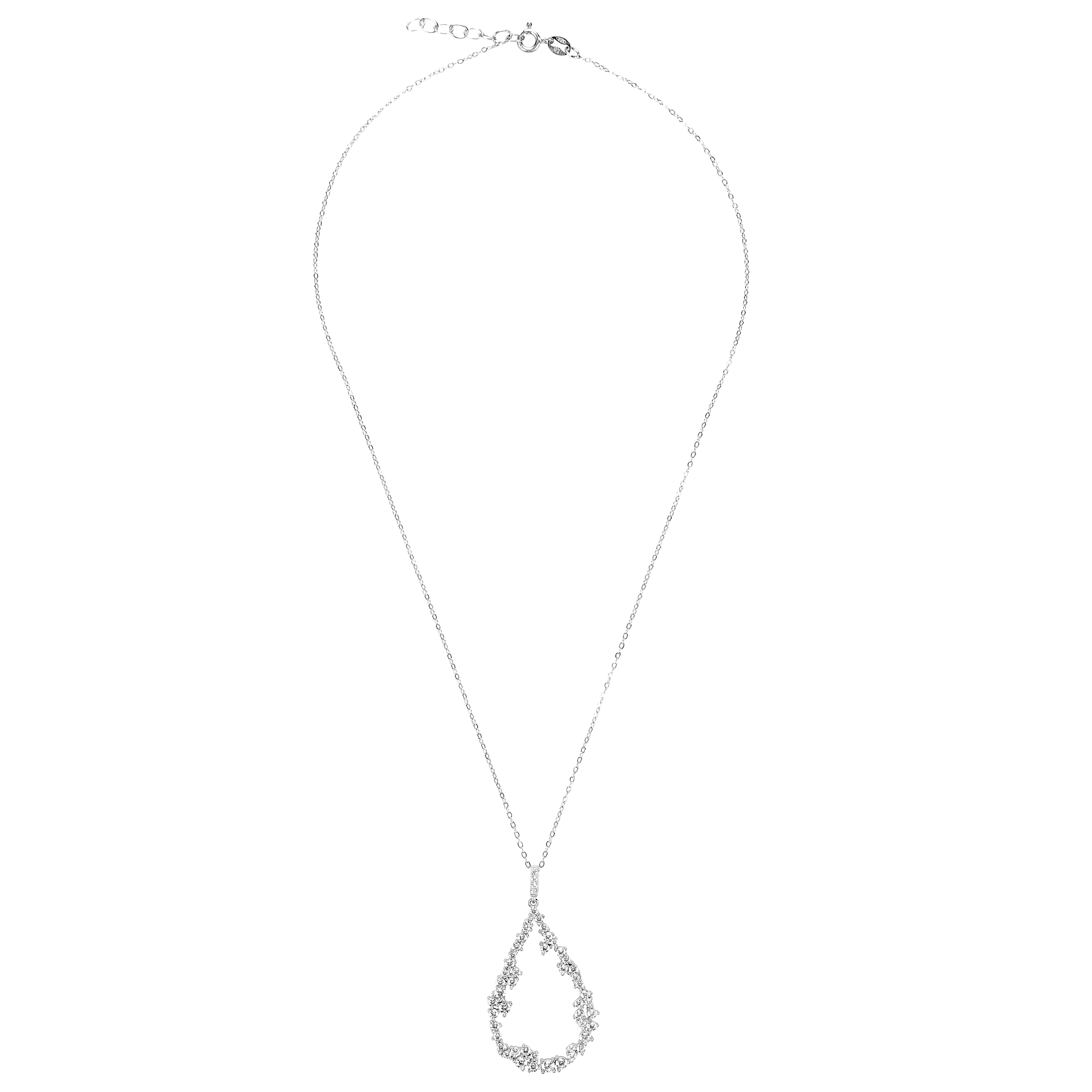 Orphelia Damen-Kette aus 925er Sterlingsilber mit Anhänger – Silber ZH-7424
