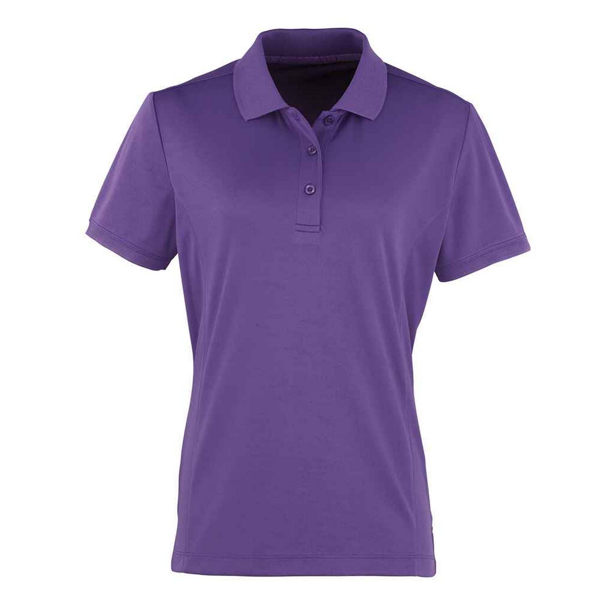 Thumbnail - Premier - "Coolchecker" Poloshirt für Damen (Violett)