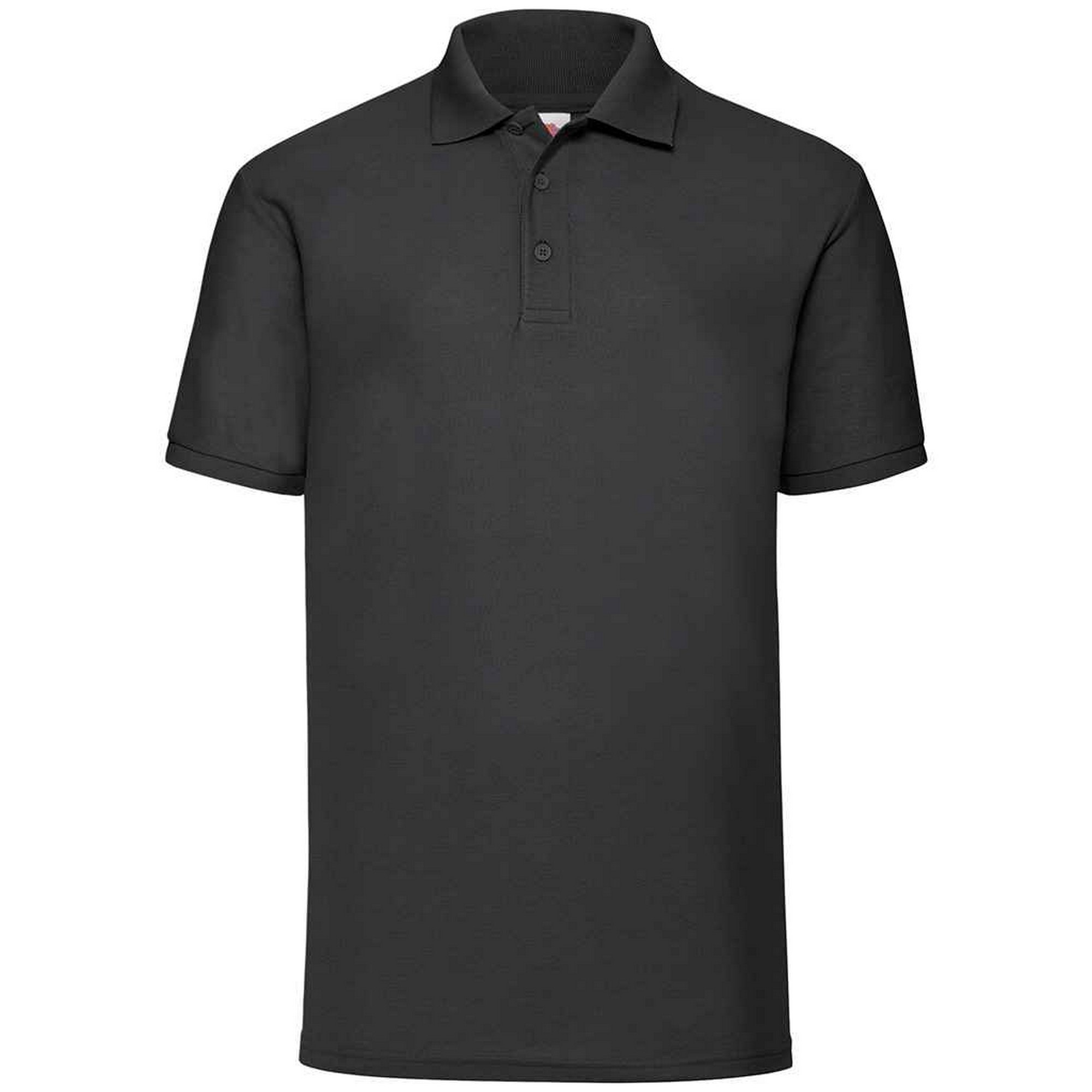 Thumbnail - Fruit of the Loom - Poloshirt für Herren (Schwarz)