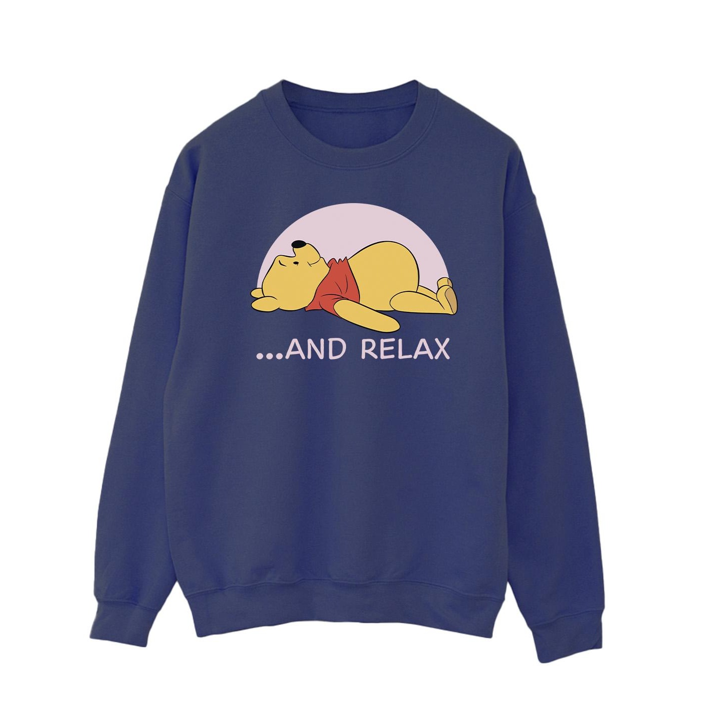Thumbnail - Disney - "Relax" Sweatshirt für Herren (Marineblau)
