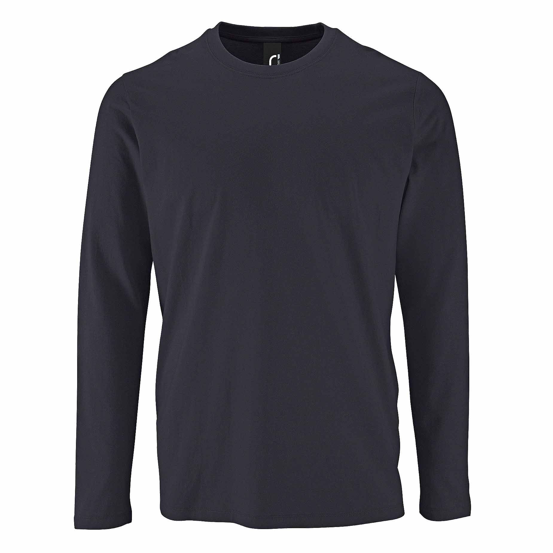 Thumbnail - SOLS Herren Imperial Langarm T-Shirt (Mausgrau)