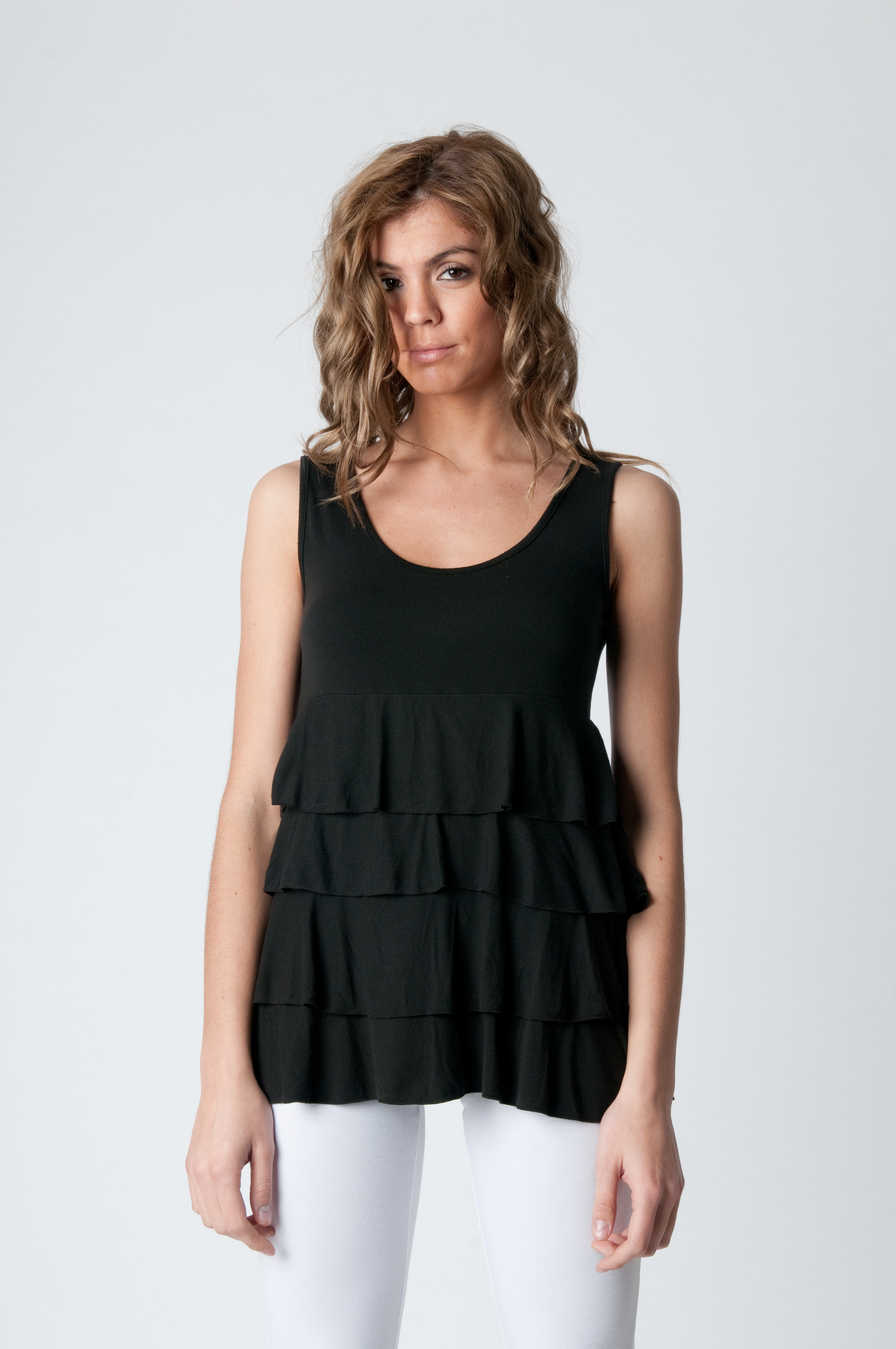 Top met volants