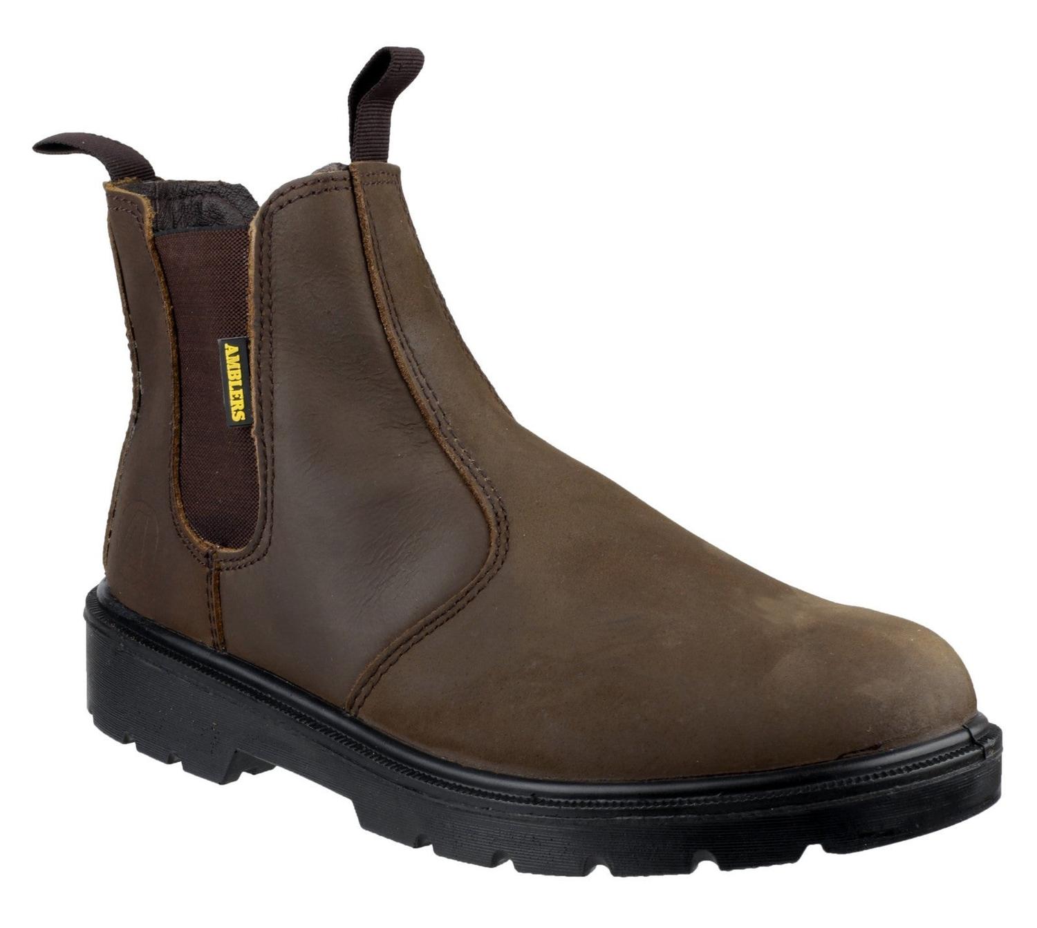 Thumbnail - Amblers FS128 Robuste Pull-On Sicherheits-Deichselstiefel Herren