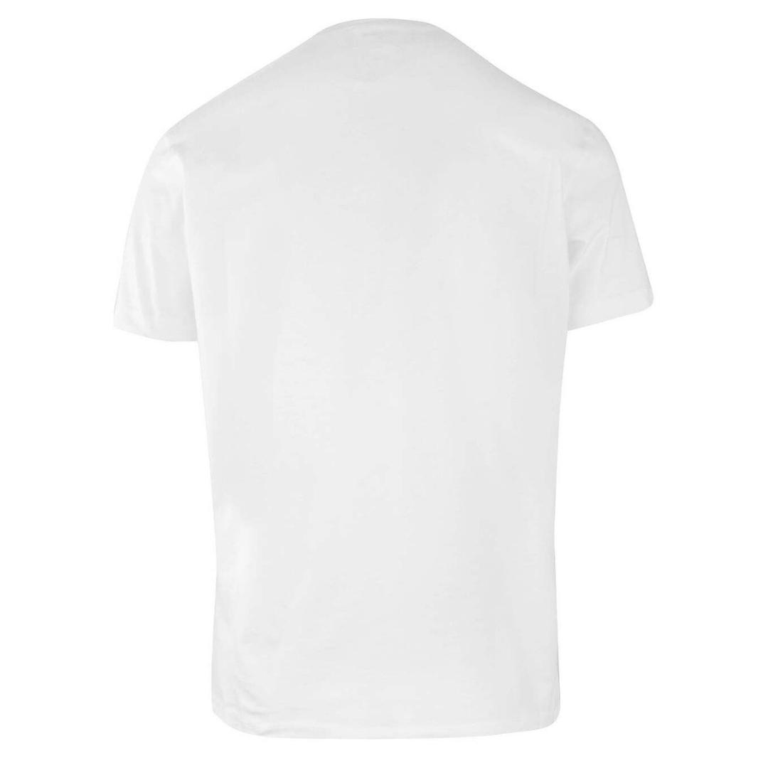 Dsquared2 Brothers Fading Logo Vit T-shirt herr – bild 2