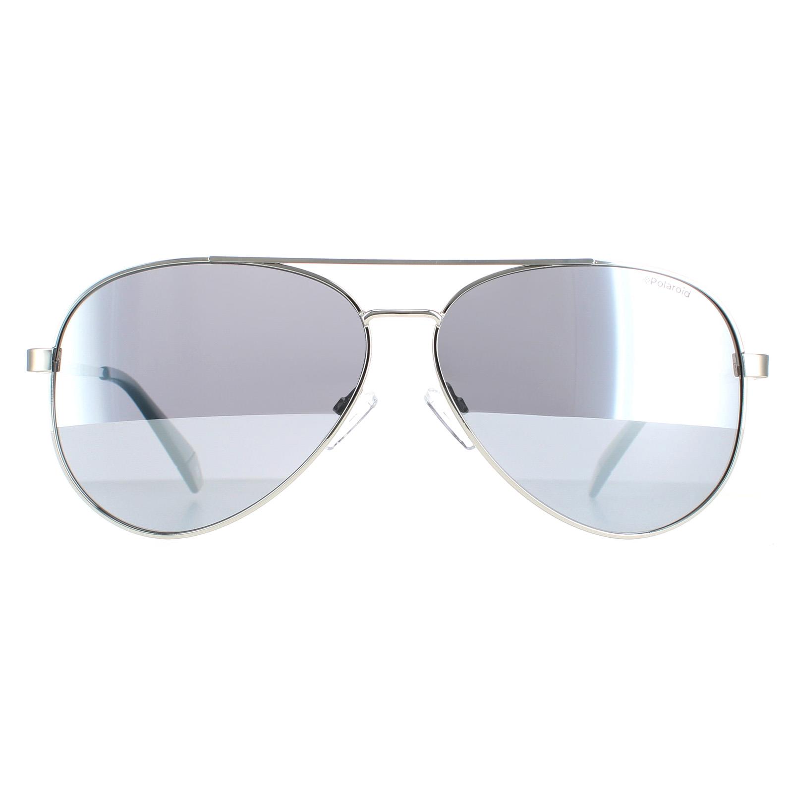 Thumbnail - Polaroid Aviator Damen Silber Liebesinsel Silber Spiegel polarisiert PLD 6069/S/X/LI